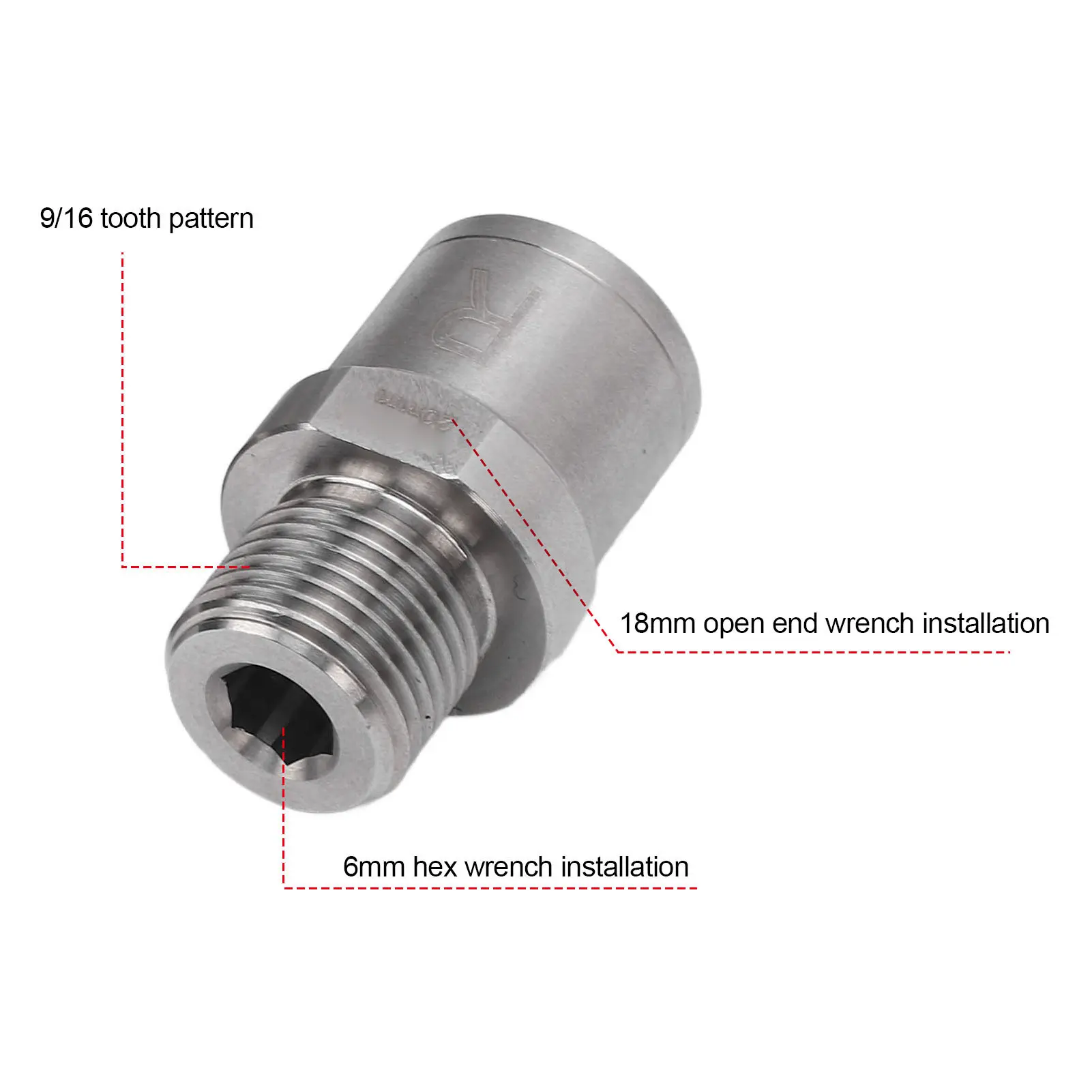 20mm Bike Pedal Extender Stainless Steel Bicycle Extended Pedal Spacer Easy Installation for Mountain Road Bike
