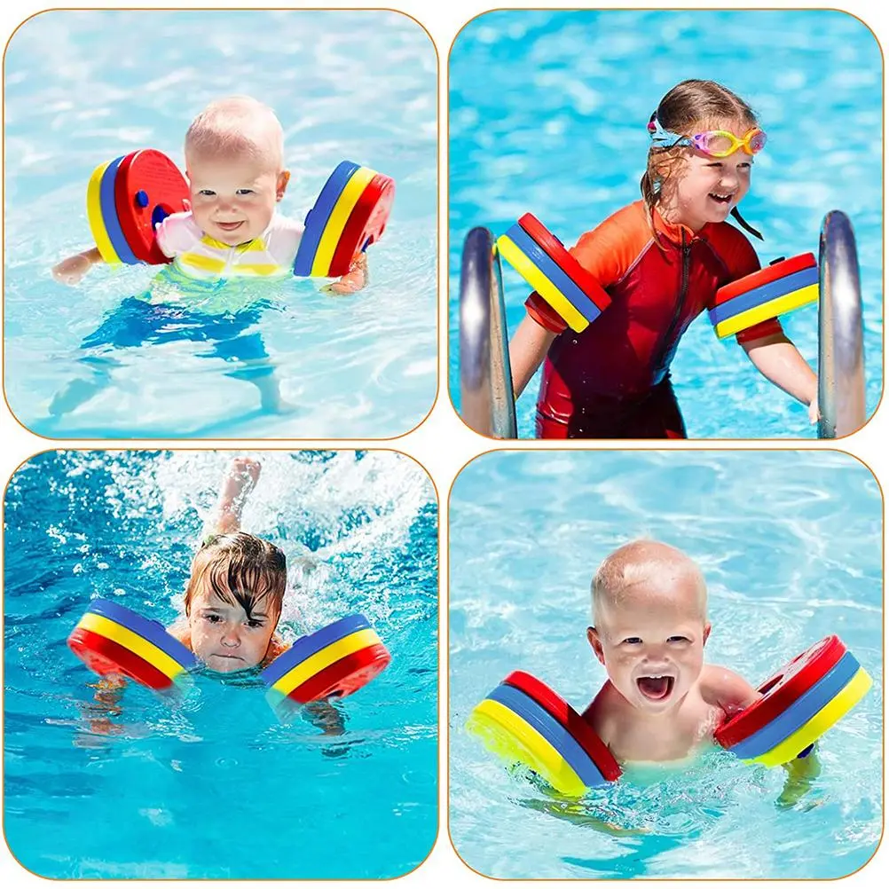 EVA Foam Float Discs Arm Float Discs EVA Foam Float Discs Swimming Float Aid Discs for Kids Swimming Float Aid Discs 6PCS