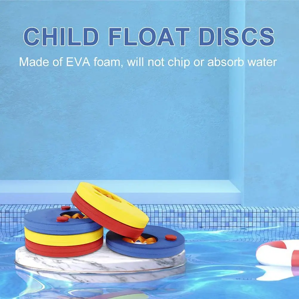 EVA Foam Float Discs Arm Float Discs EVA Foam Float Discs Swimming Float Aid Discs for Kids Swimming Float Aid Discs 6PCS