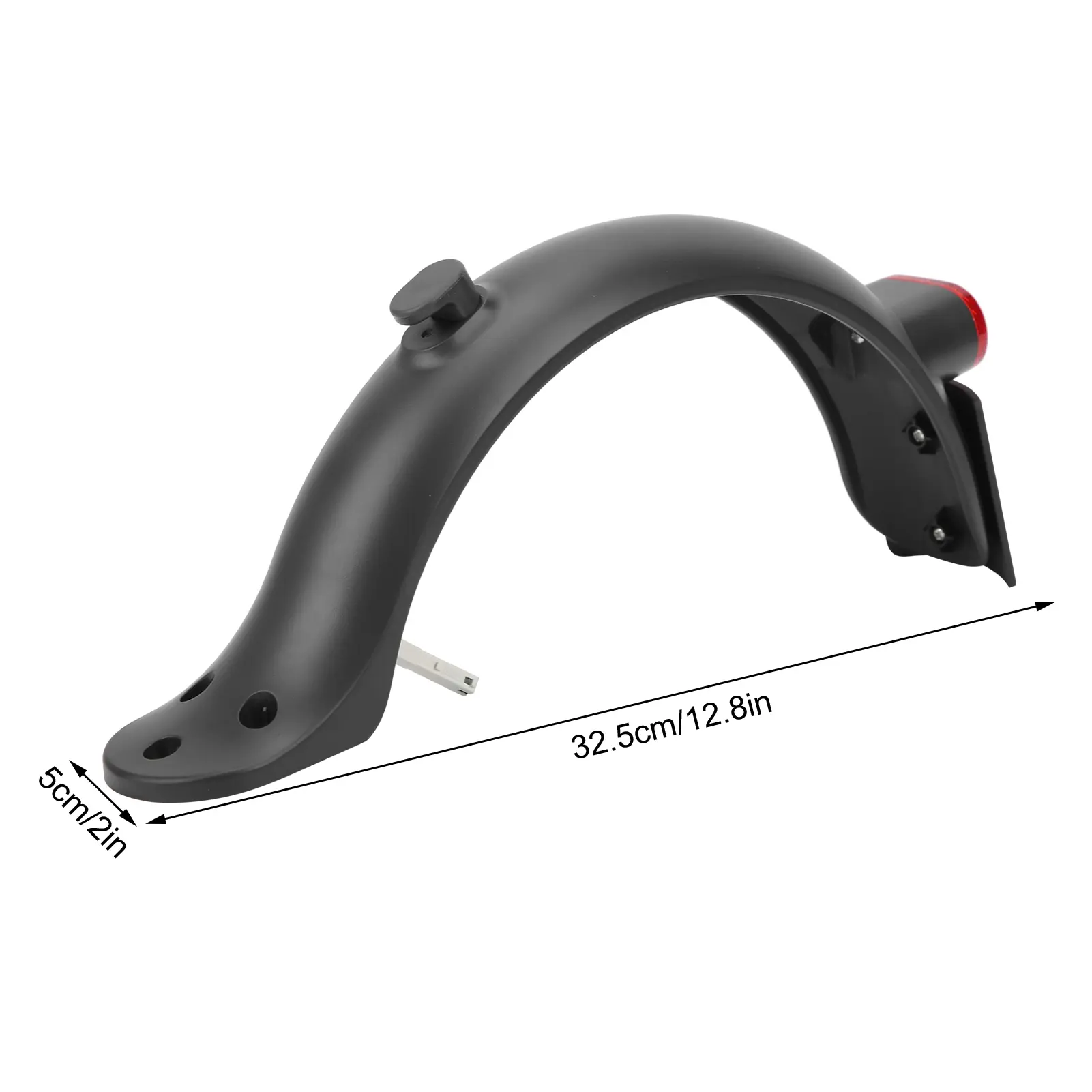 Electric Scooter Rear Mudguard with Tail Light Repair Parts for Xiaomi M365 PRO 2