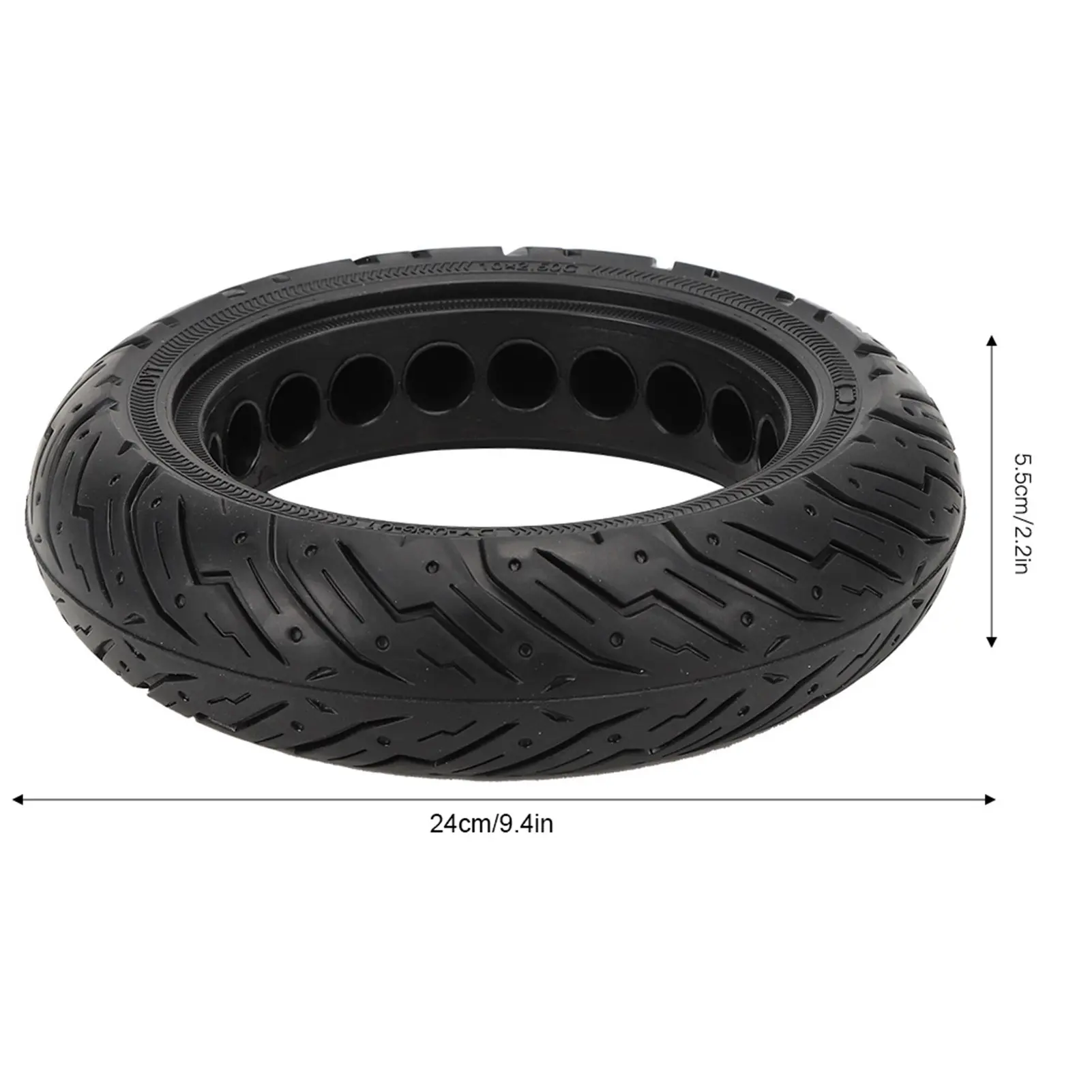 10x2.50 Rubber Scooter Tire Explosion Proof Anti Skid Tyre Tire Accessories for G30 Electric Scooter