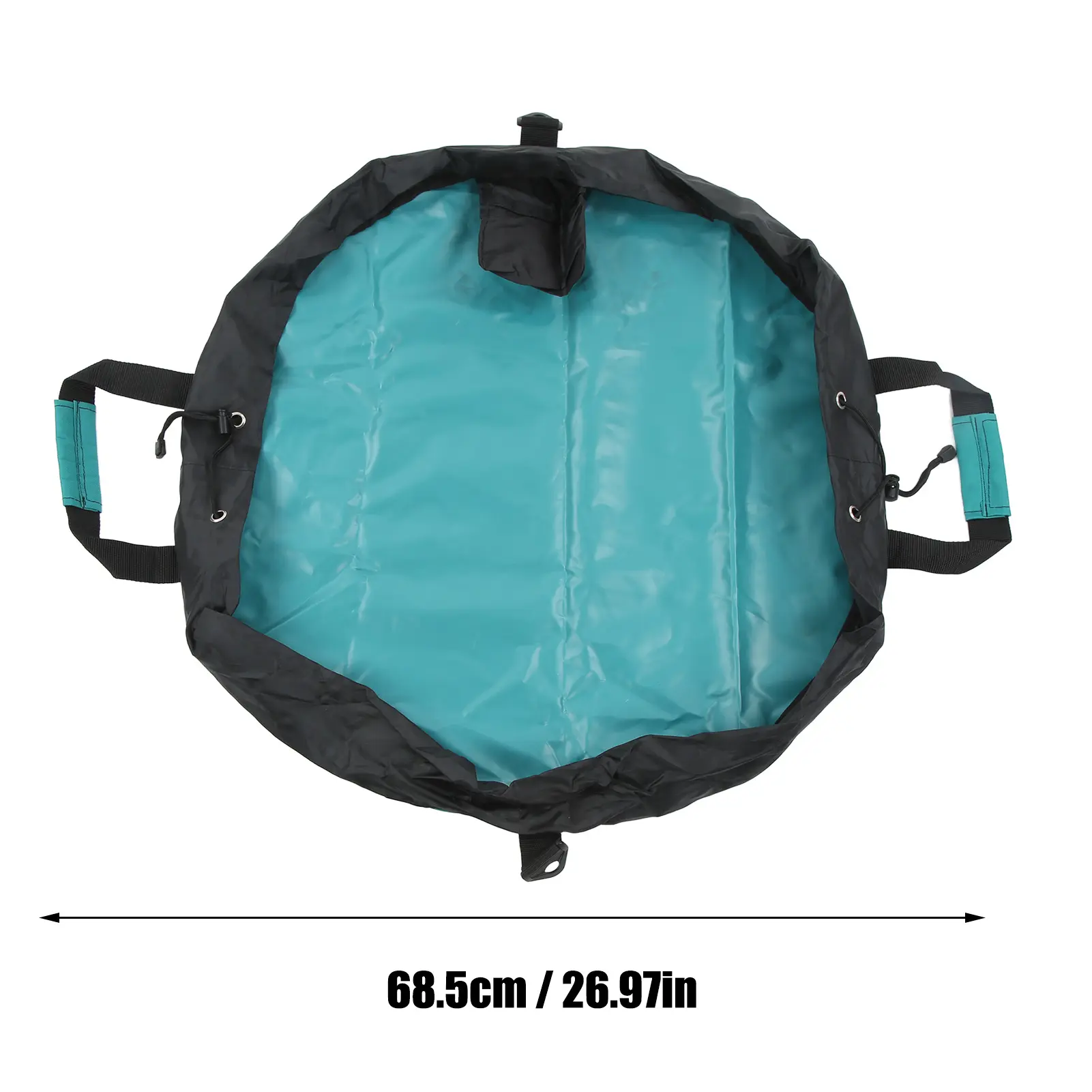 Wetsuit Storage Bag Oxford Cloth Waterproof Diving Dressing Mat with Shoulder Strap for Surfing Beach Swim Outdoor Sports