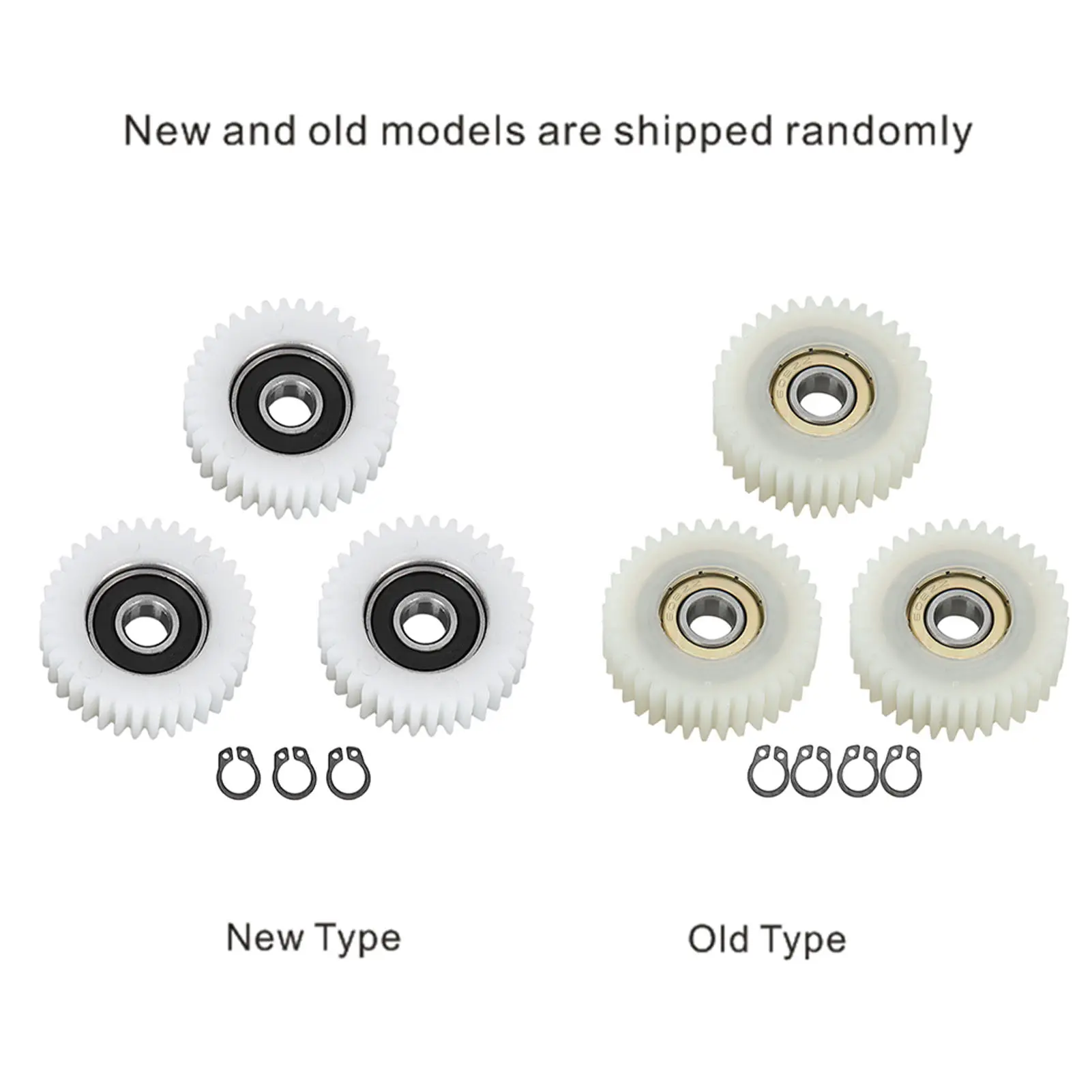 3Pcs Nylon 36 Tooth Gear Professional E-Bike Motor Gear Clutch Equipment Tool Accessory