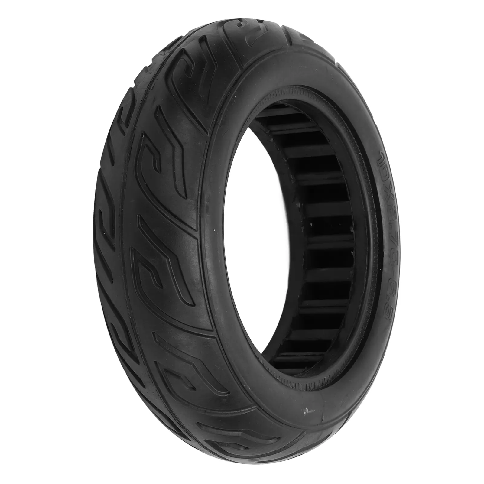 10X2.7‑6.5 Electric Scooter Tire Solid Rubber Shock Absorption Explosion Proof Impact Resistant Off Road Scooter Tyre