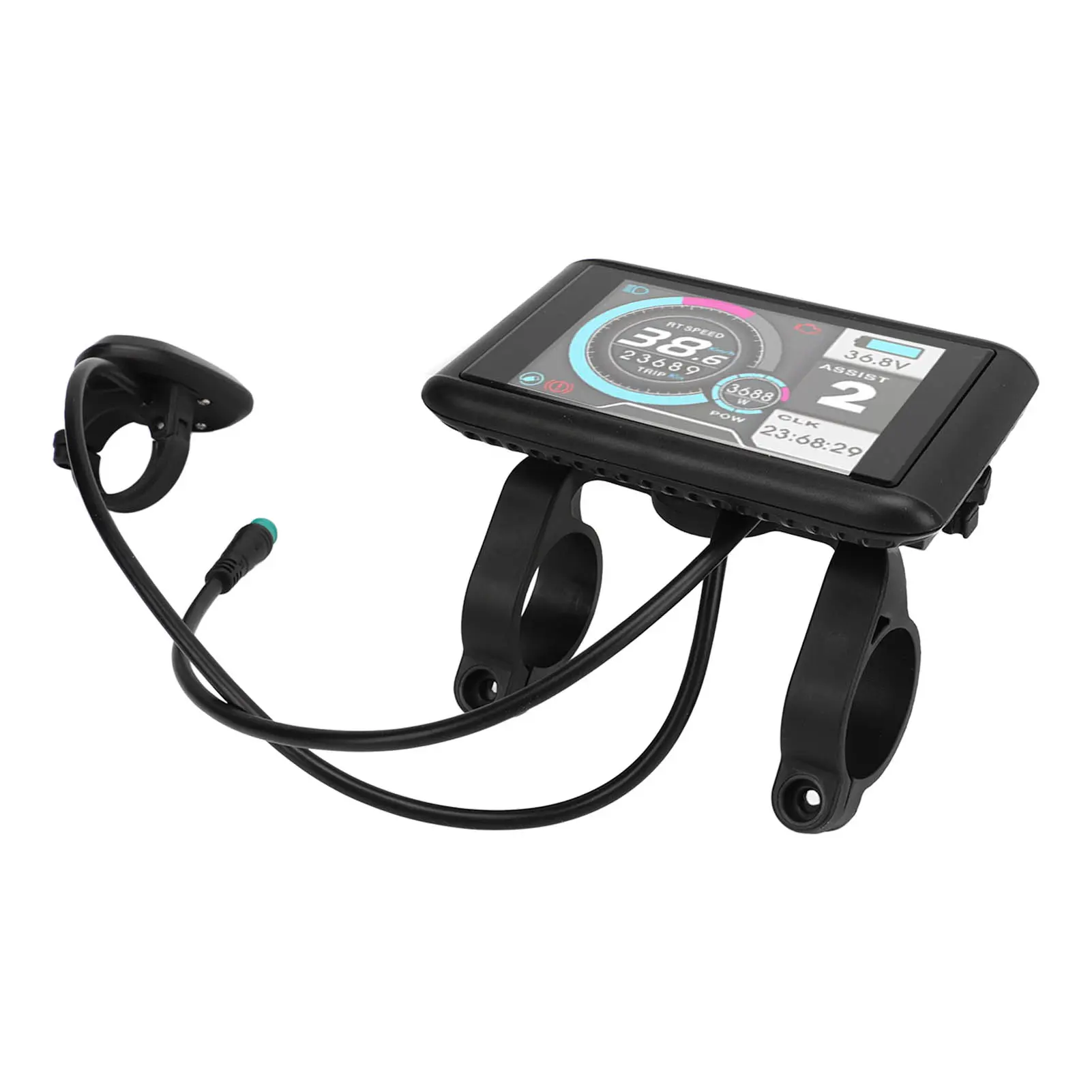 Electric Bike LCD Panel Electric Bike LCD Display HD Color Display Waterproof Speed Mileage Display for Electric Scooter