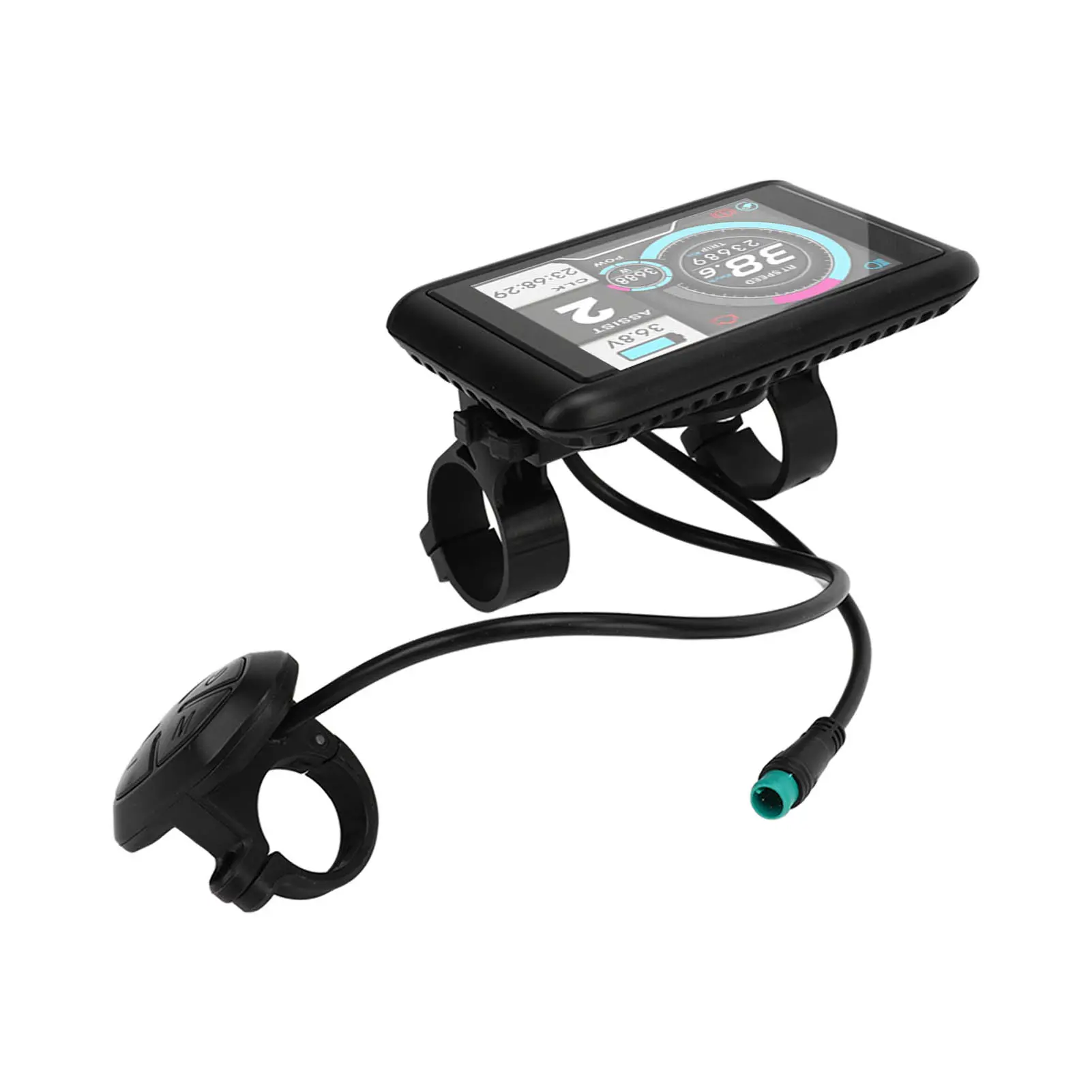 Electric Bike LCD Panel Electric Bike LCD Display HD Color Display Waterproof Speed Mileage Display for Electric Scooter