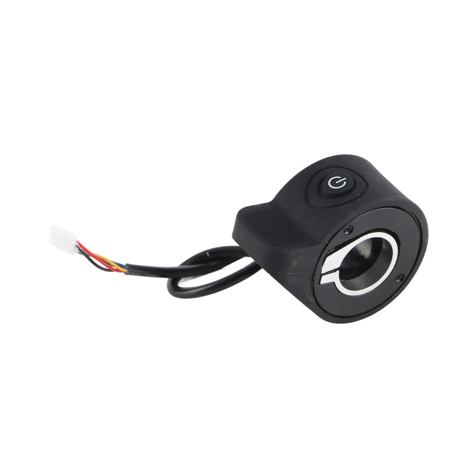 Electric Scooter Thumb Throttle Replacement ABS Single Button Electric Scooter Throttle Speed Control for Upgrade
