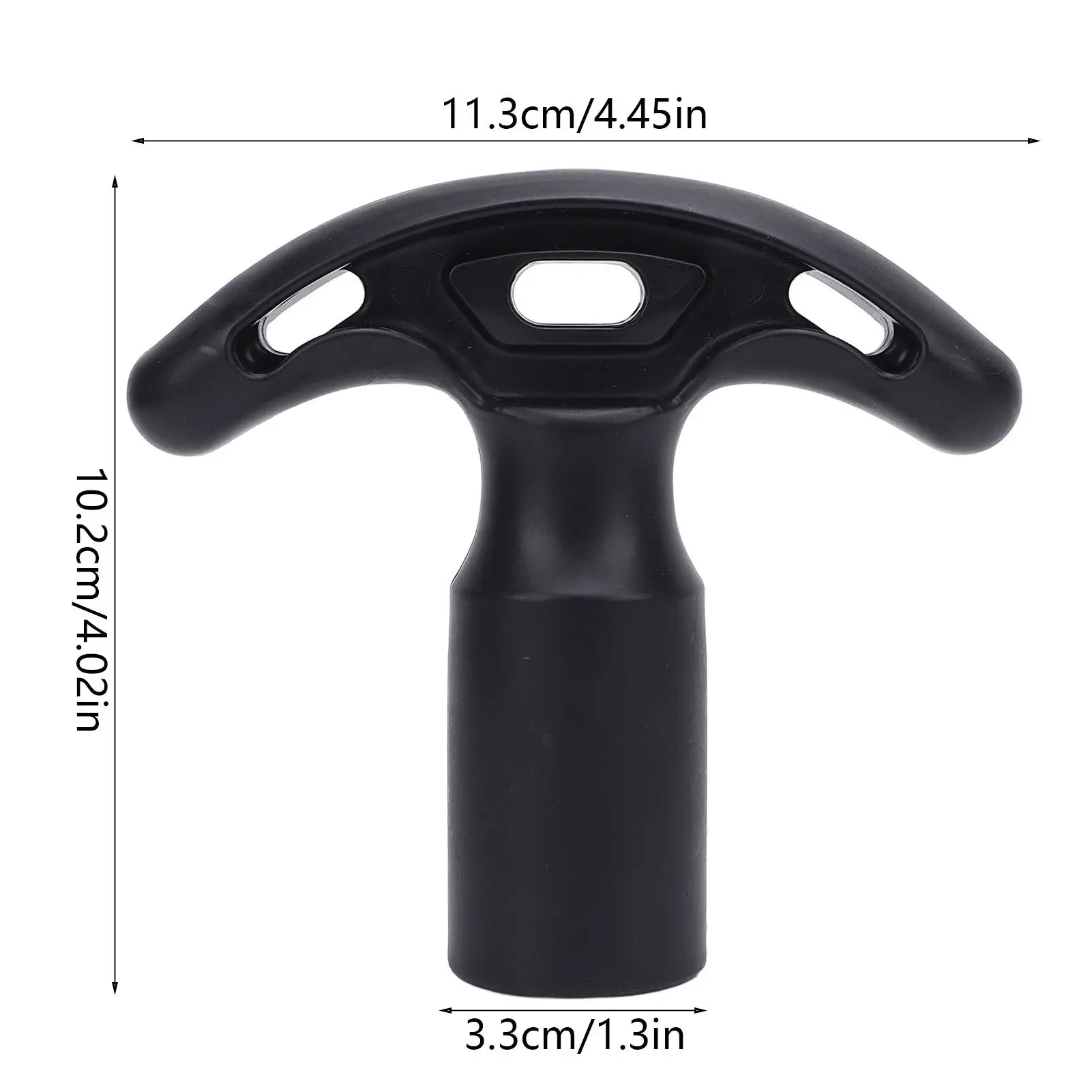 Boat Paddle Grip PP Anti Slip Boat Paddle T Handle Replacement for 1.1in Canoe Kayak Paddle