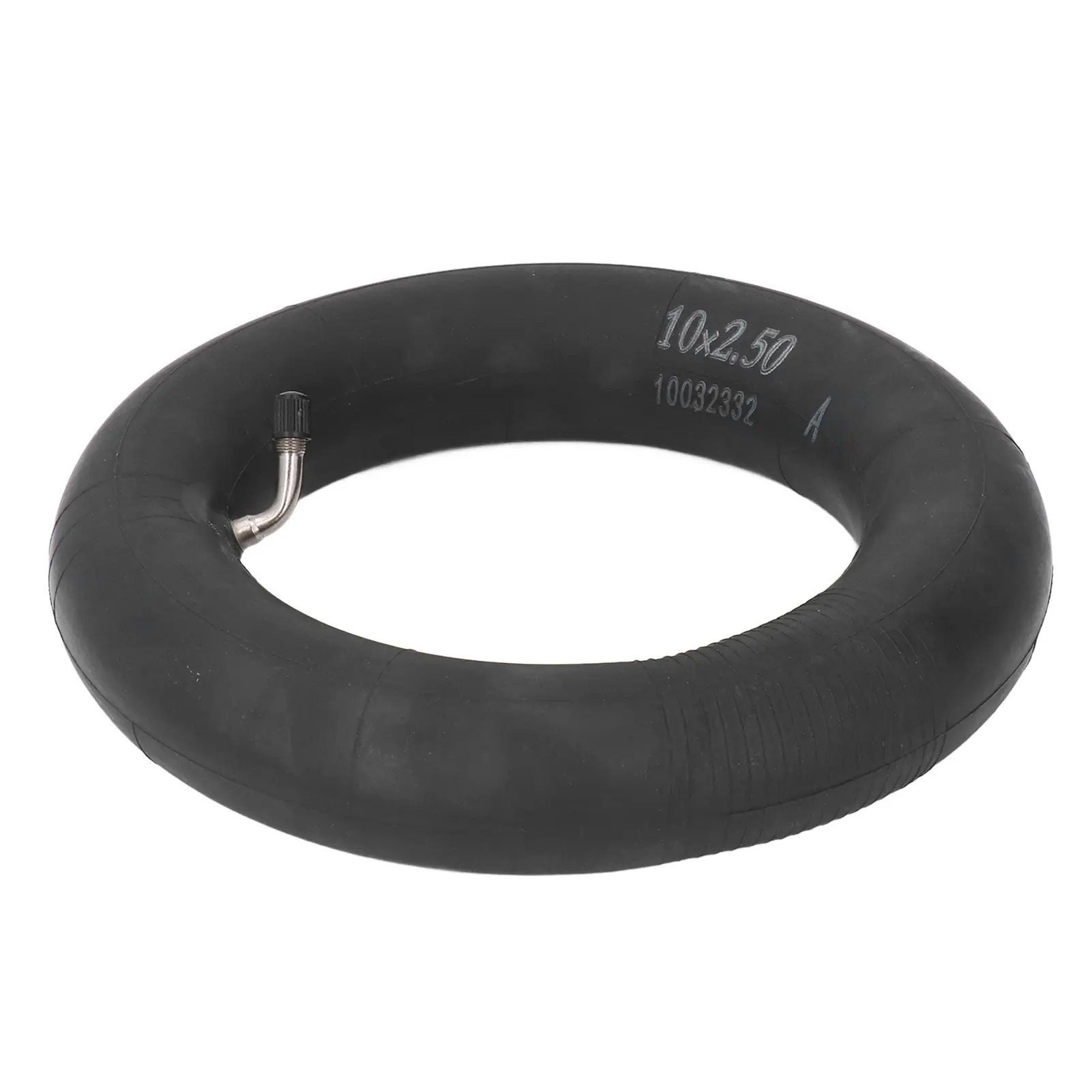 Electric Scooter Inner Tube 10x2.5 Rubber Inner Tube Replacement with 45 Degree Valve for Electric Scooter Tyre