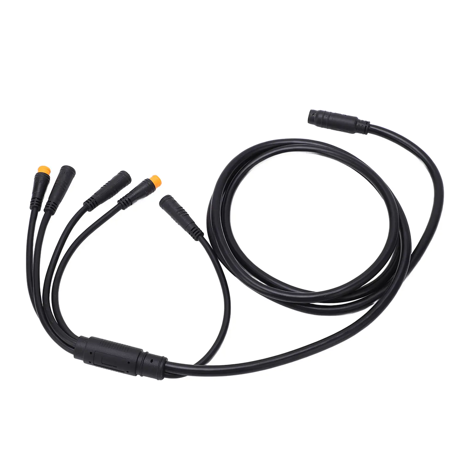 1 to 5 Electric Bike Cable Plastic Rubber Lithium Battery Cable Connectors for Connecting Controller Lamp Brake Display Throttle