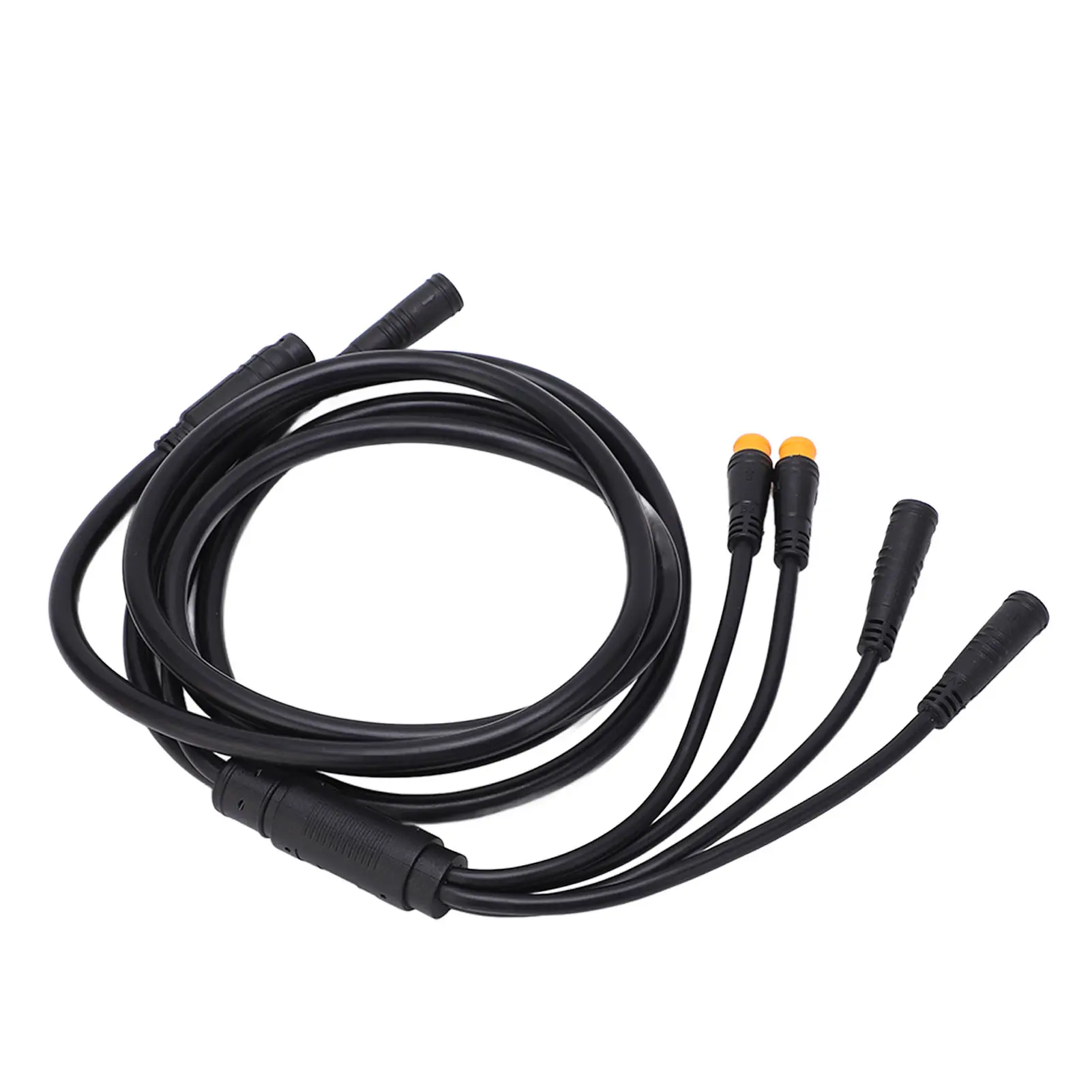 1 to 5 Electric Bike Cable Plastic Rubber Lithium Battery Cable Connectors for Connecting Controller Lamp Brake Display Throttle
