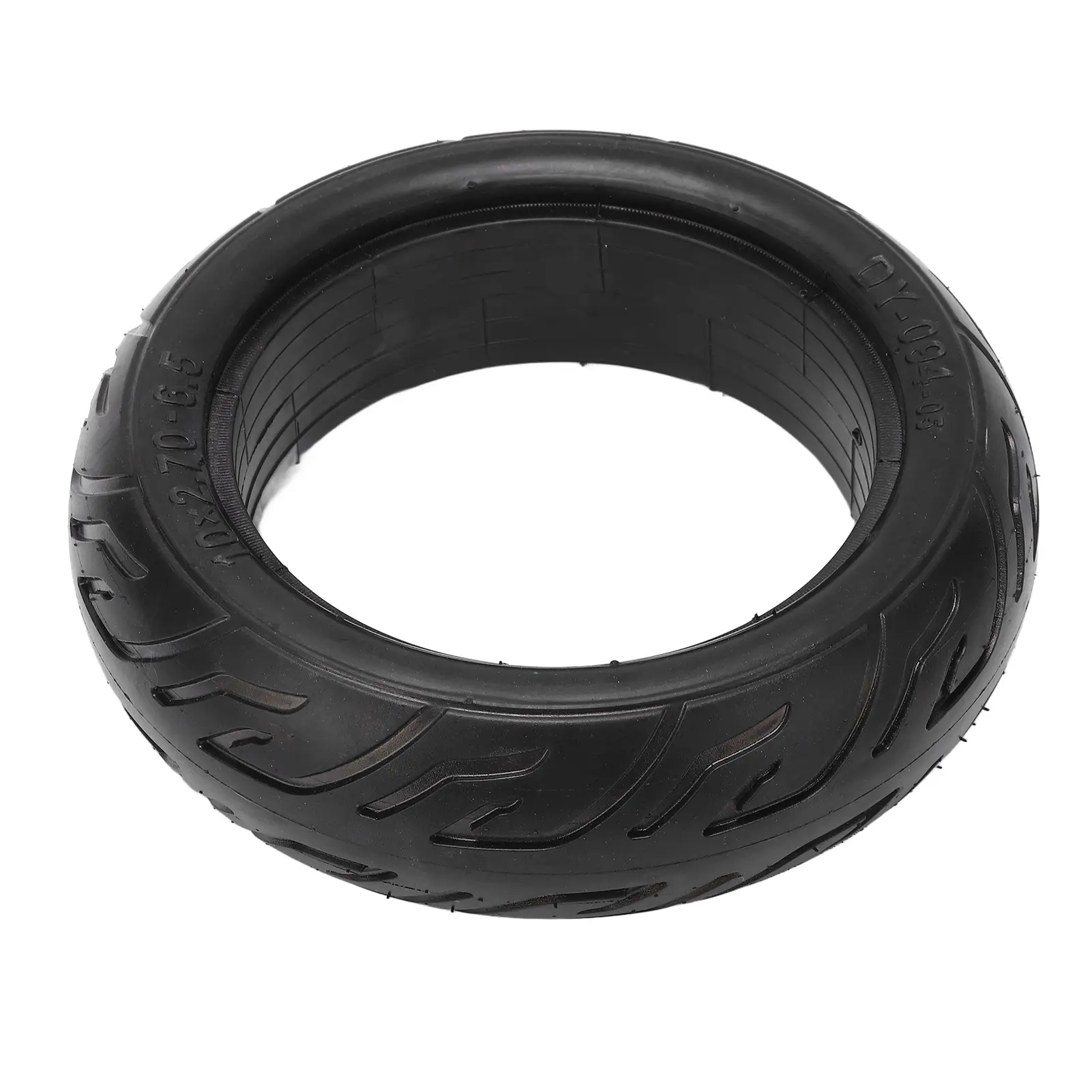 10x2.70-6.5 Electric Scooter Solid Tires Rubber Explosion Proof Scooter Replacement Tire for Off Road Racing