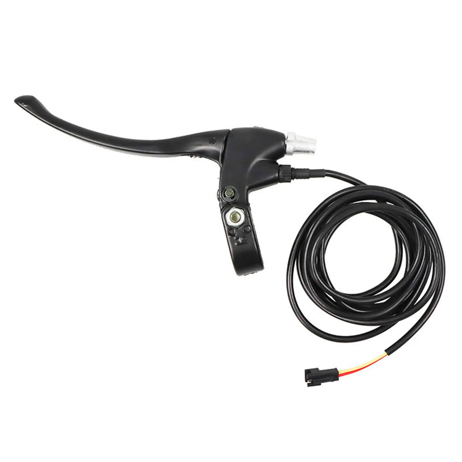 1 Pair Brake Lever Replacement Left Right Brake Handle with Brake Line for KUGOO M4 10in Electric Scooter