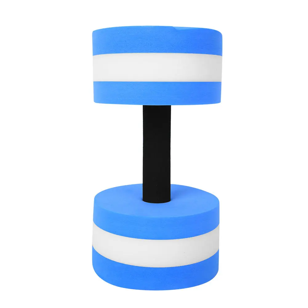 Floating Dumbbell Eco Friendly Rubber Foam Water Floating Dumbbell Fitness Equipment for Water Sports Indoor Sports