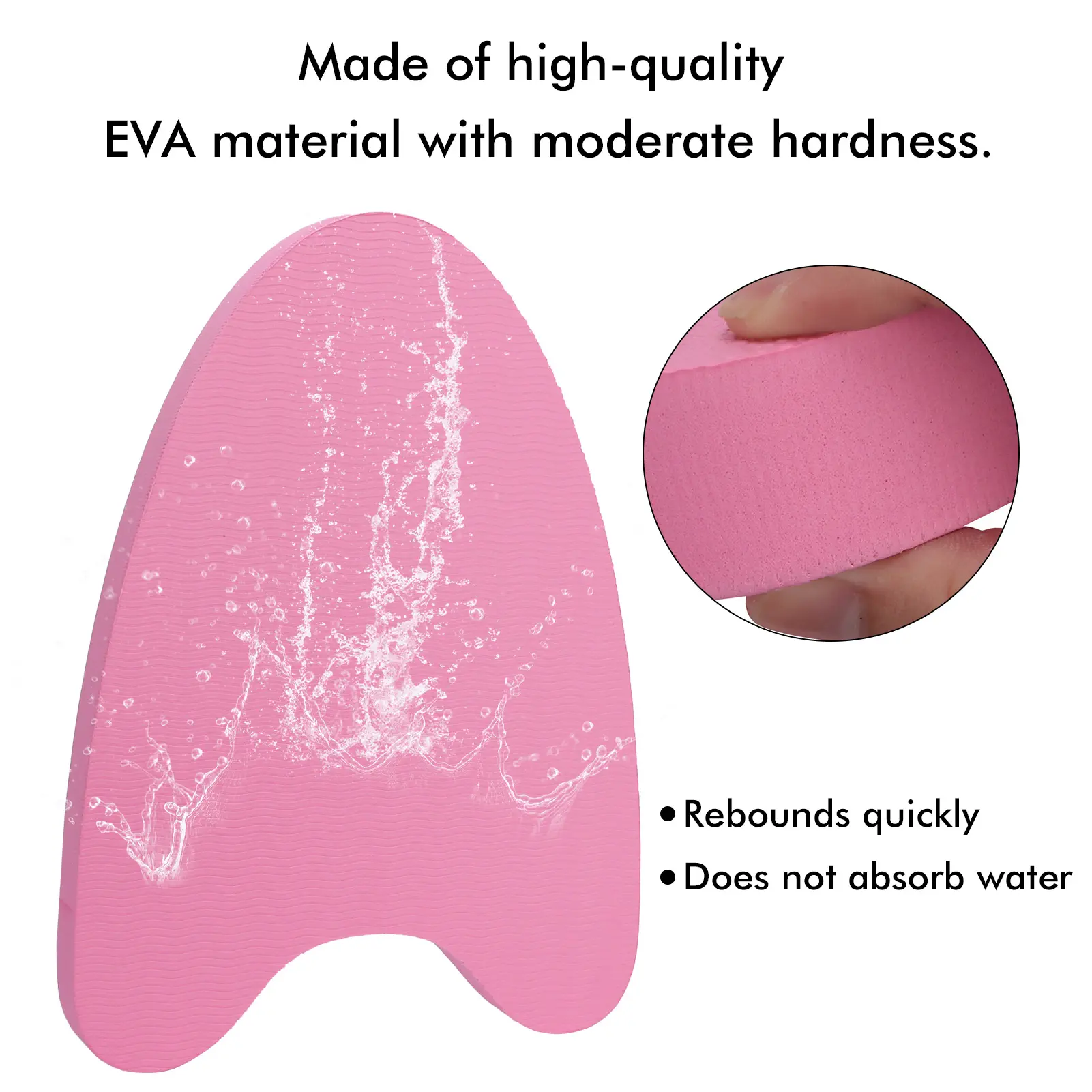 EVA Swimming Board Swimming Kickboard Swimming Kickboard EVA Lightweight Pool Training Floating Plate Kickboard for Adults Kids