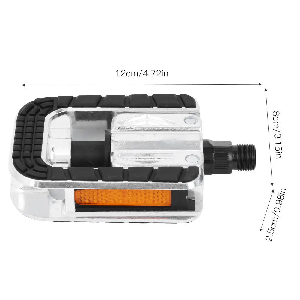 Mountain Bike Folding Pedal 14mm Thread Caliber Outdoor Anti Skid Bike Pedal Road Bicycle Modified Accessory