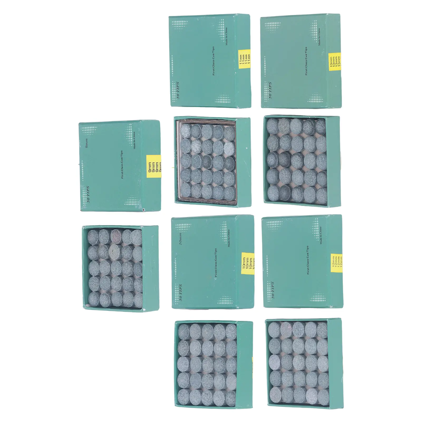 50PCS Billiard Pool Cue Tips PU Stick Tips Replacement for Pool Cues and Snooker Accessories Snooker Cue Tips Tips for Pool Cues
