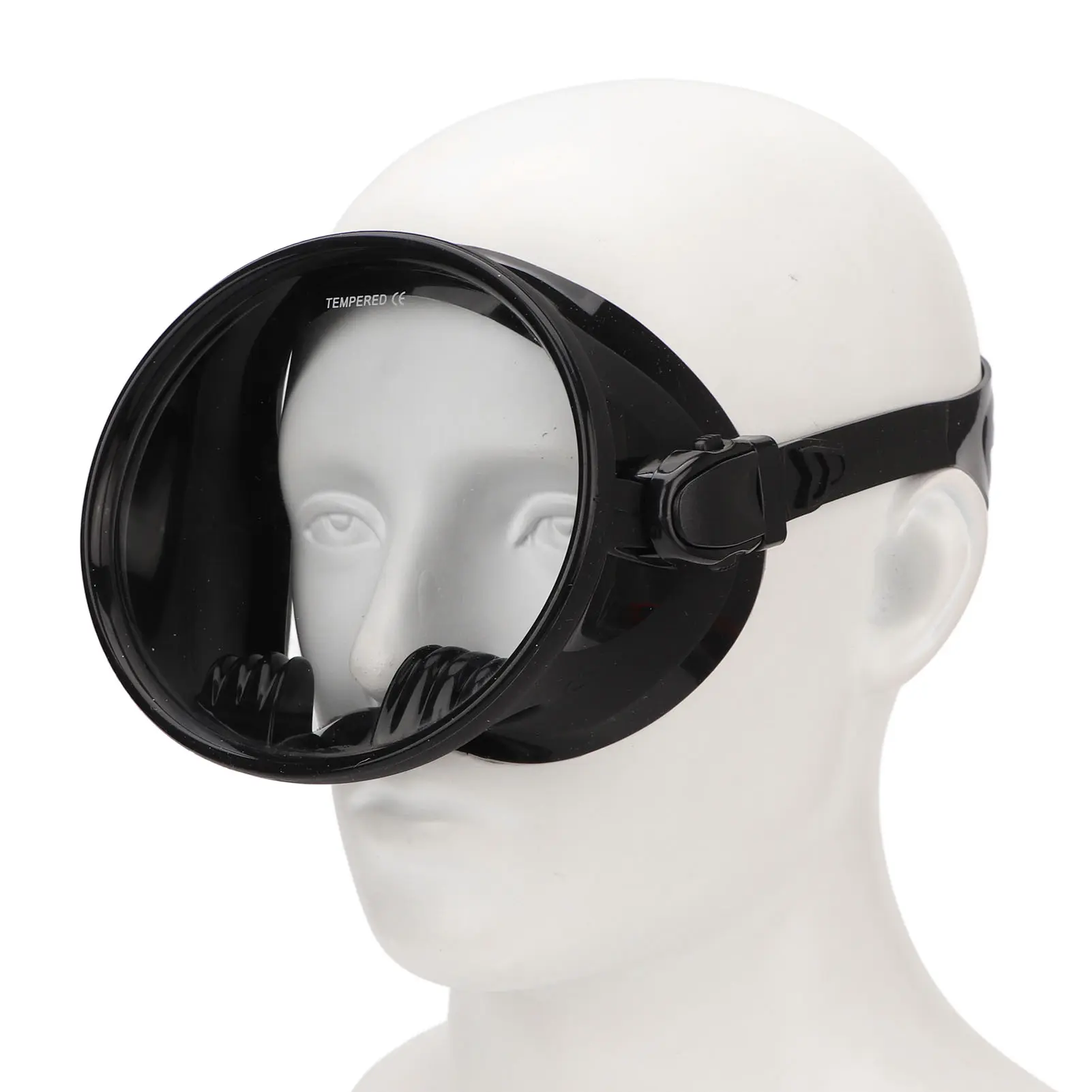 Oval Shape Snorkel Goggles Leakage Proof Anti Fog Clear Wide View Diving Glasses with Adjustable Headband for Men Women