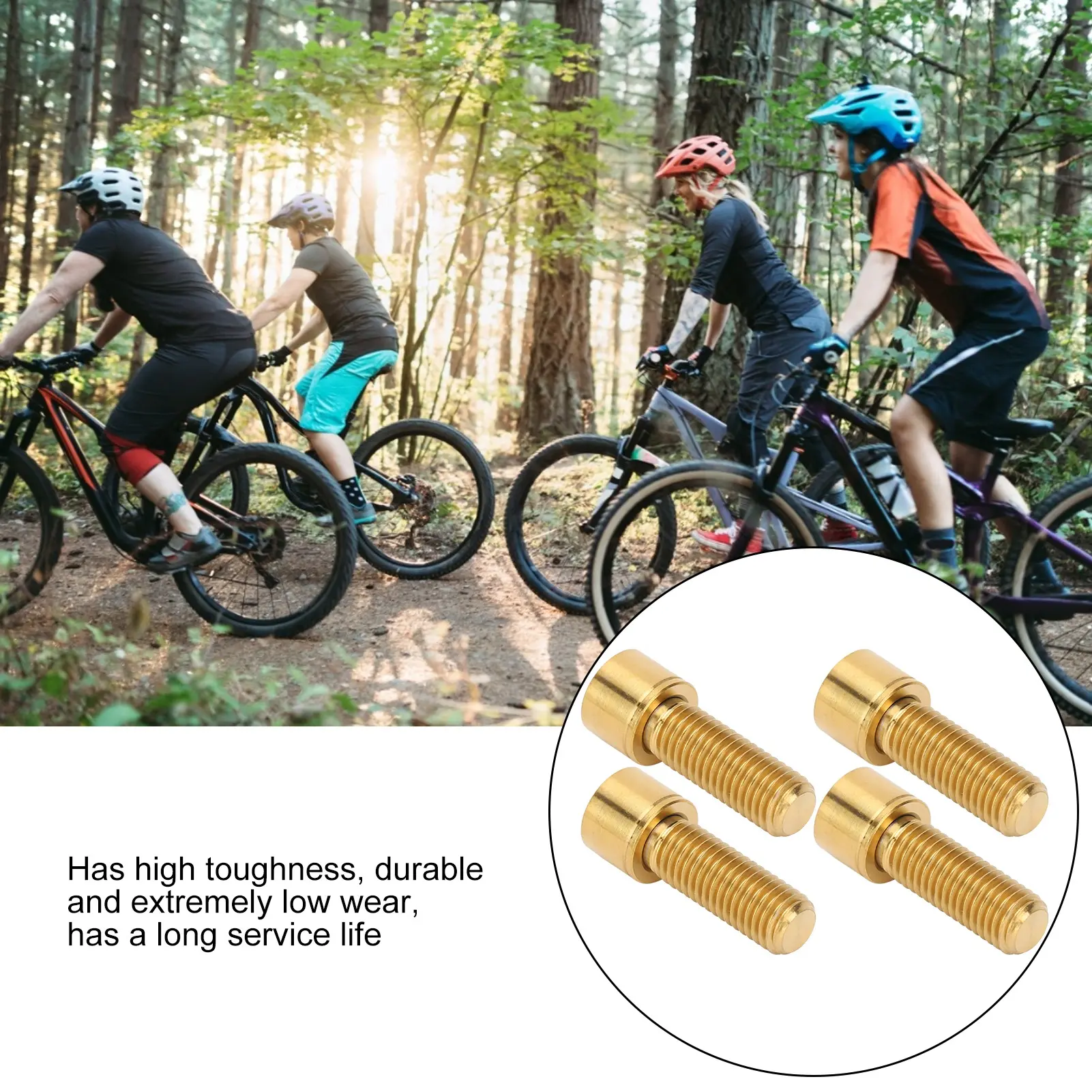 Stem Screws M7x20mm Bicycle Stem Screw Bike Handlebar Stem Bolts Screw Bicycle Titanium Alloy Stem Inner Hex Screws M7x20mm