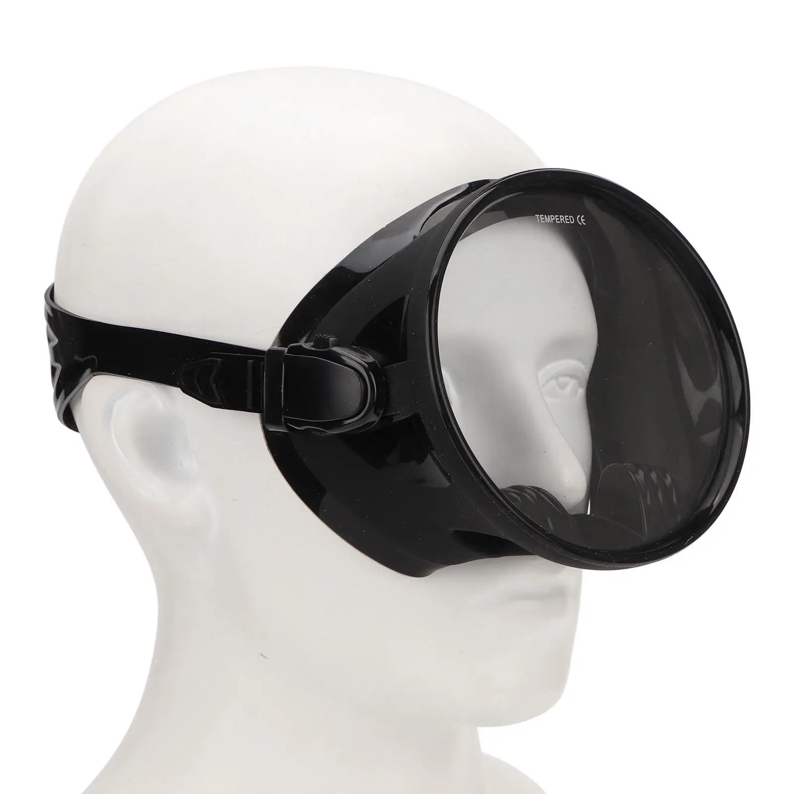 Oval Shape Snorkel Goggles Leakage Proof Anti Fog Clear Wide View Diving Glasses with Adjustable Headband for Men Women