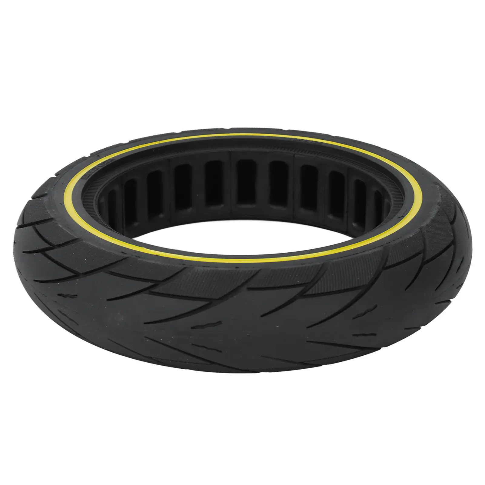10x2.125 Electric Scooter Tire Rubber Shock Absorption Front Rear Honeycomb Tires Replacement for Ninebot Max G30