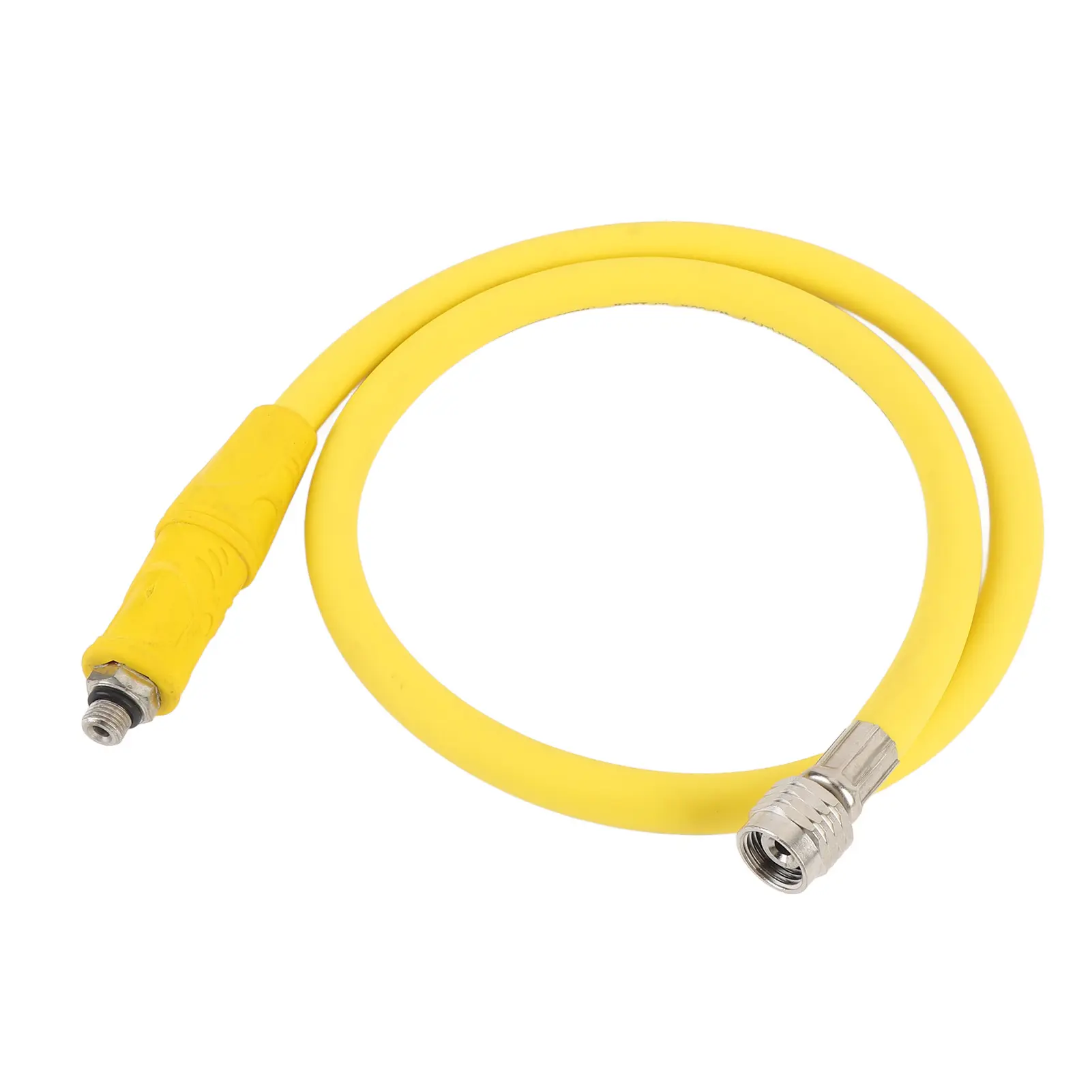 31.5in Diving Medium Pressure Hose PVC Aluminum Alloy Medium Pressure Tube for Second Stage Regulator Scuba Diving Equipment