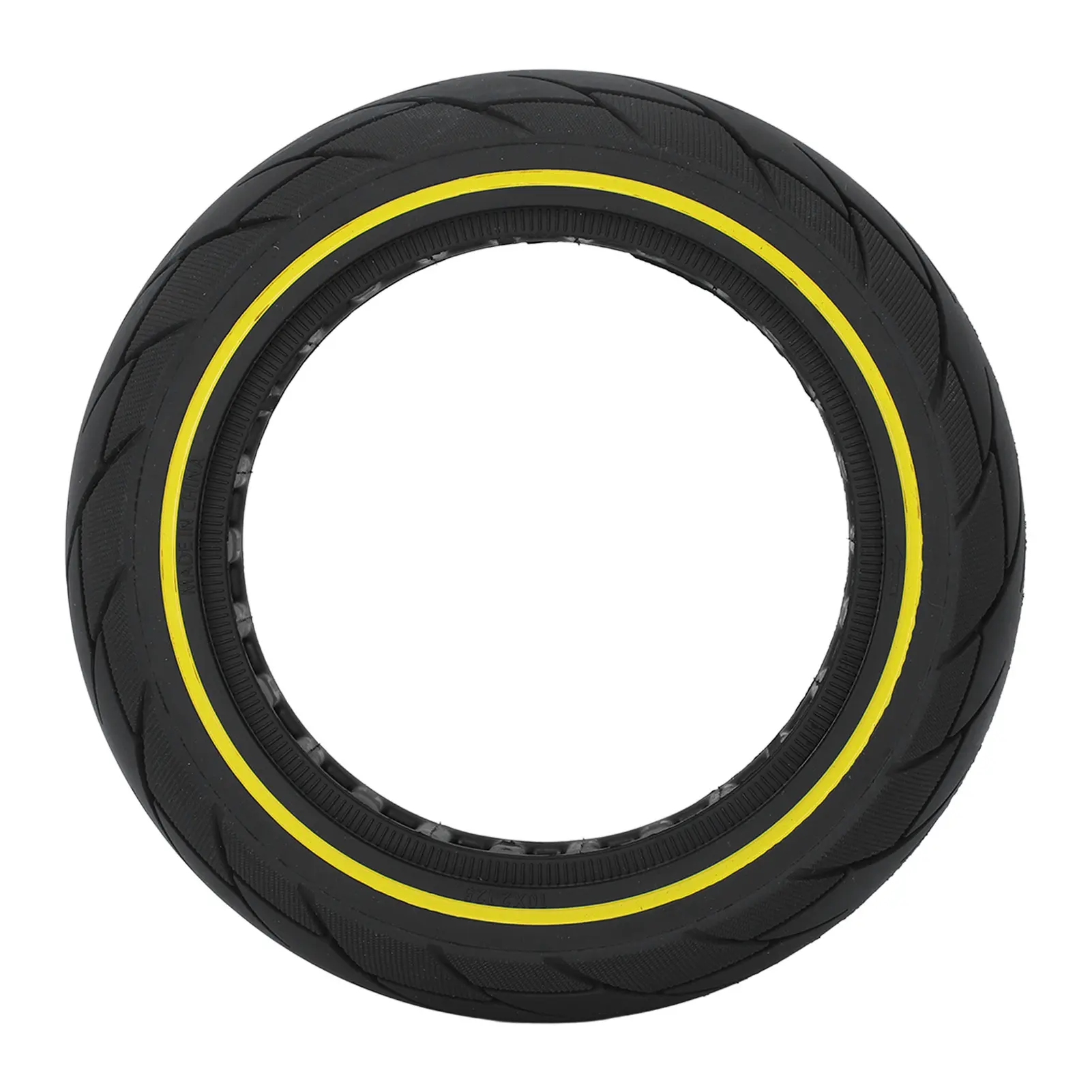 10x2.125 Electric Scooter Tire Rubber Shock Absorption Front Rear Honeycomb Tires Replacement for Ninebot Max G30