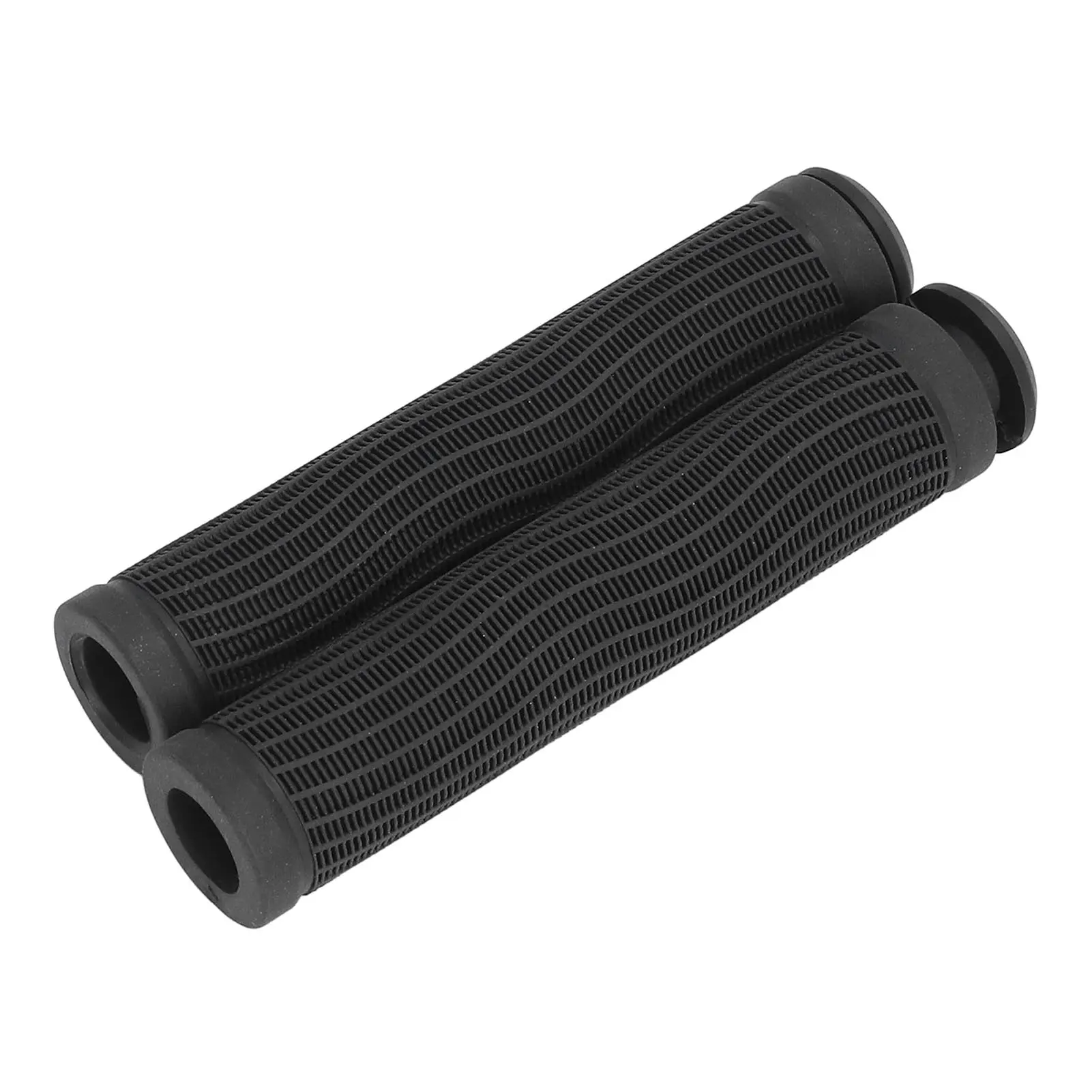 2pcs Bike Handle Grips Anti Slip Wearproof Rubber Bicycle Handlebar Grips Replacement for Mountain Bike Bicycle