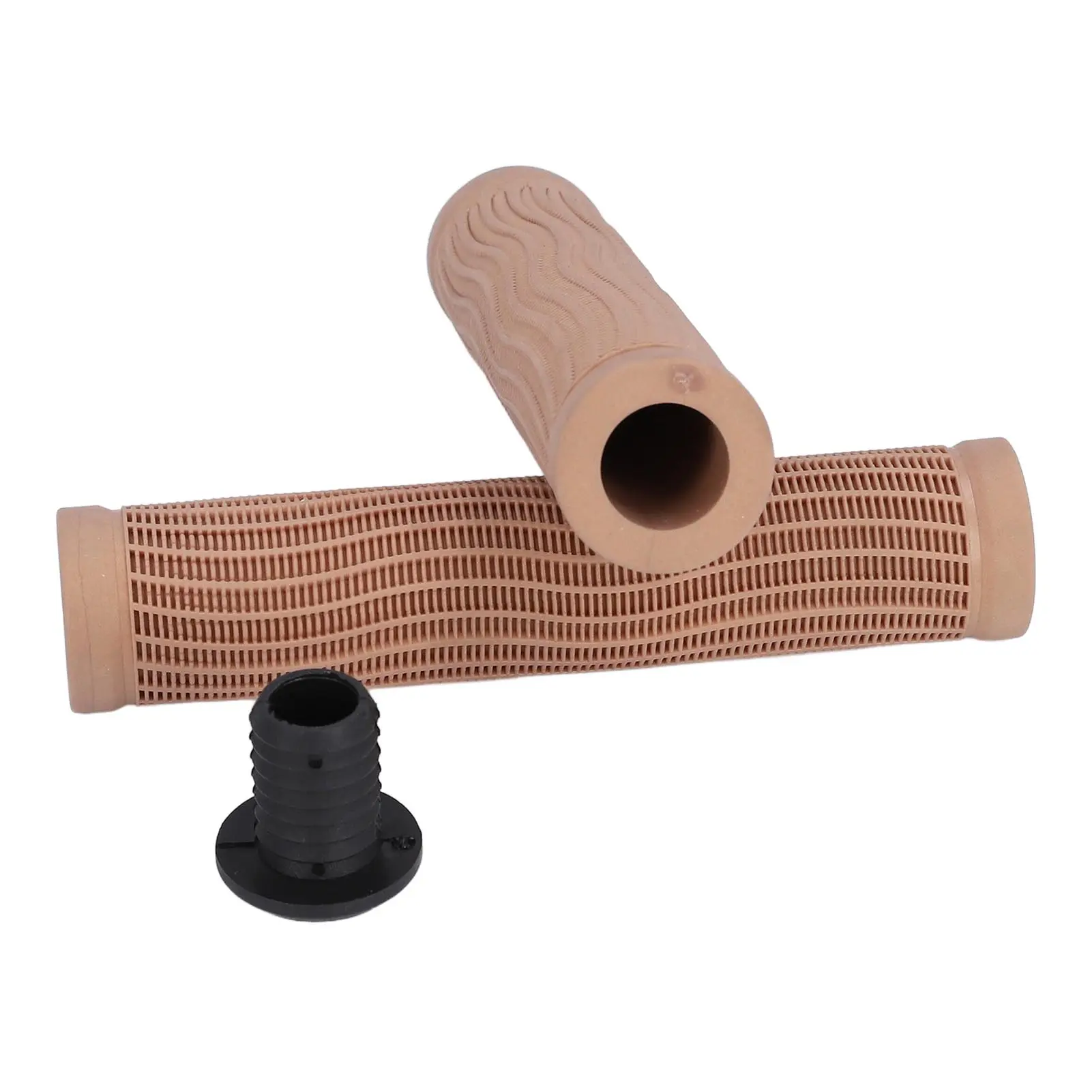 2pcs Bike Handle Grips Anti Slip Wearproof Rubber Bicycle Handlebar Grips Replacement for Mountain Bike Bicycle
