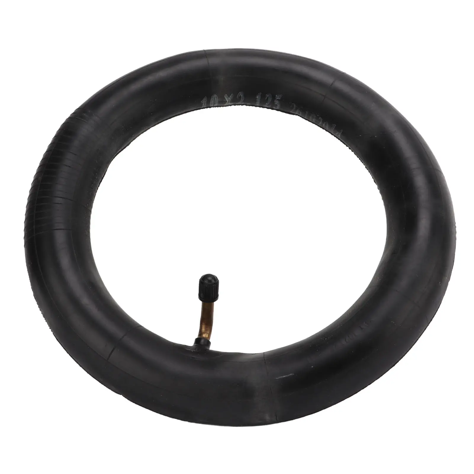 2Pcs 10x2.125 Inner Tube with Tyre Tool Butyl Rubber Inflatable Inner Tube with Coppery Angled Valve Stem (Accessory Random)