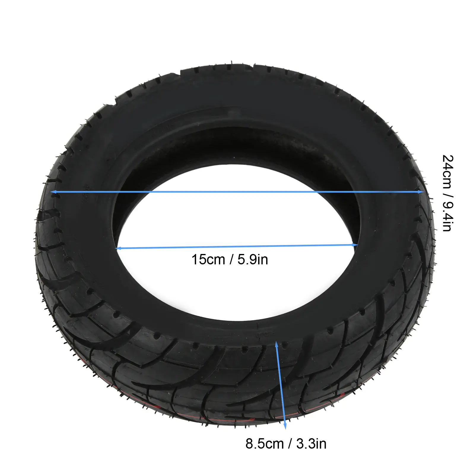 80/65‑6 Electric Scooter Rubber Off Road Outer Tire Replacement for KUGOO M4 M4PRO 10 Inches Scooter