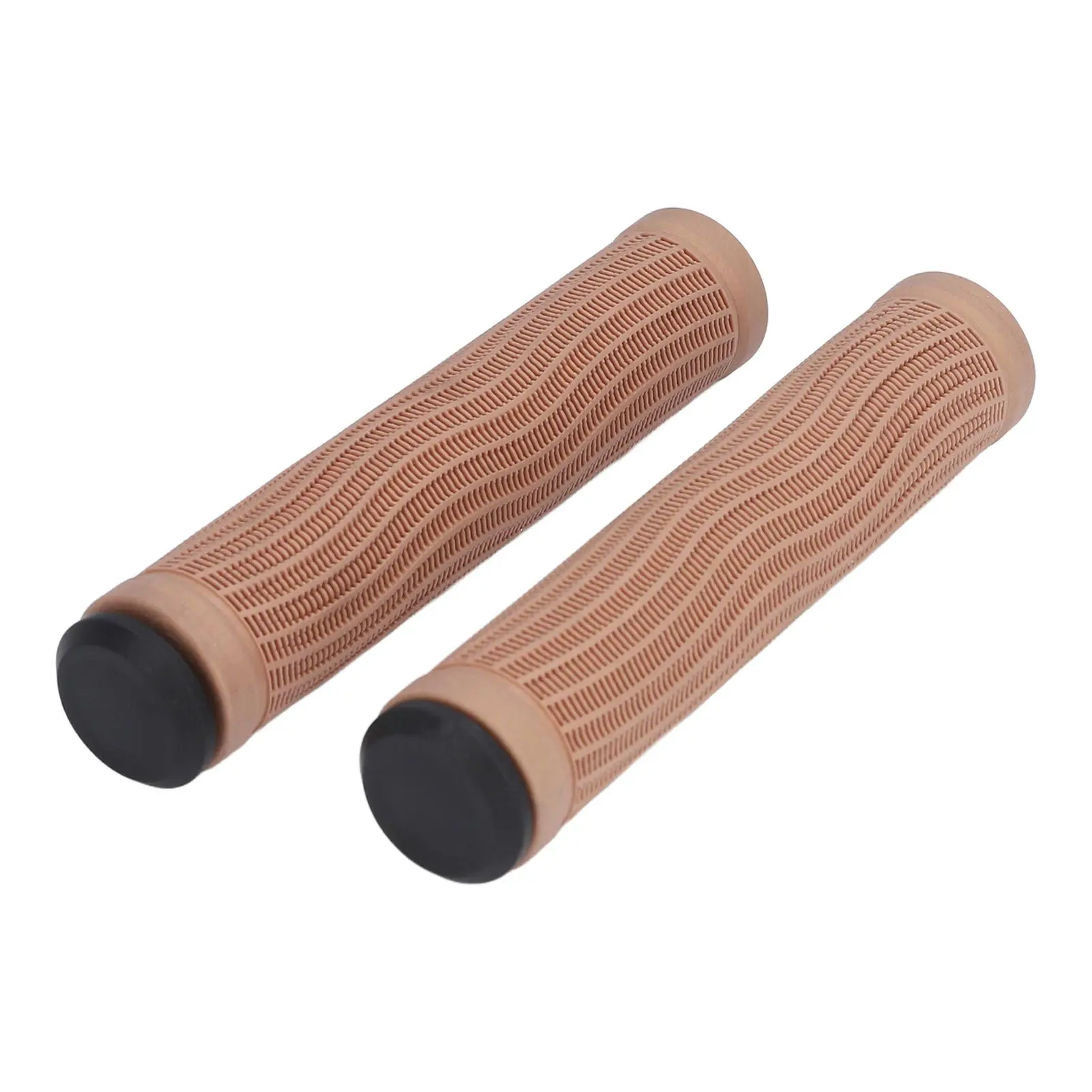 2pcs Bike Handle Grips Anti Slip Wearproof Rubber Bicycle Handlebar Grips Replacement for Mountain Bike Bicycle