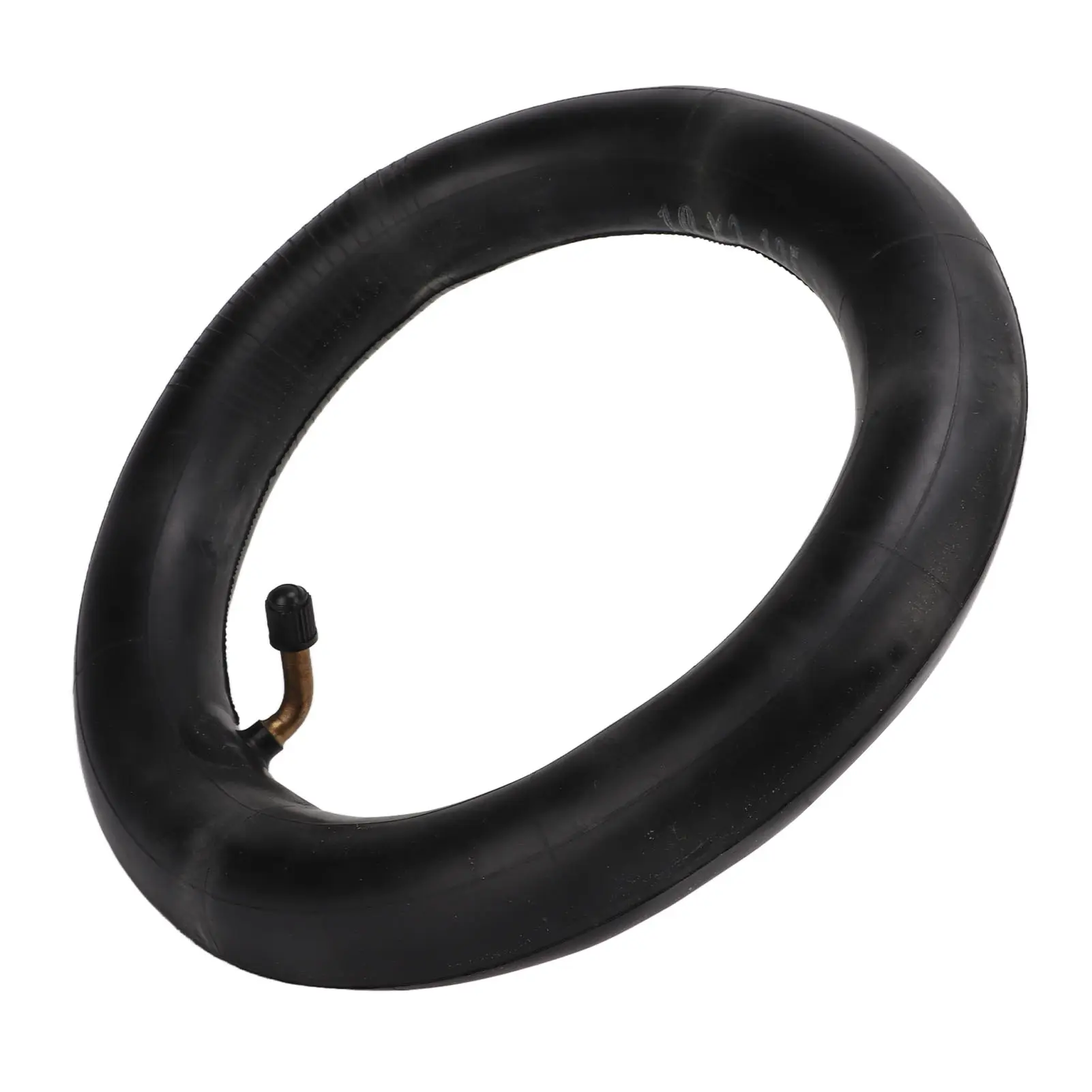 2Pcs 10x2.125 Inner Tube with Tyre Tool Butyl Rubber Inflatable Inner Tube with Coppery Angled Valve Stem (Accessory Random)