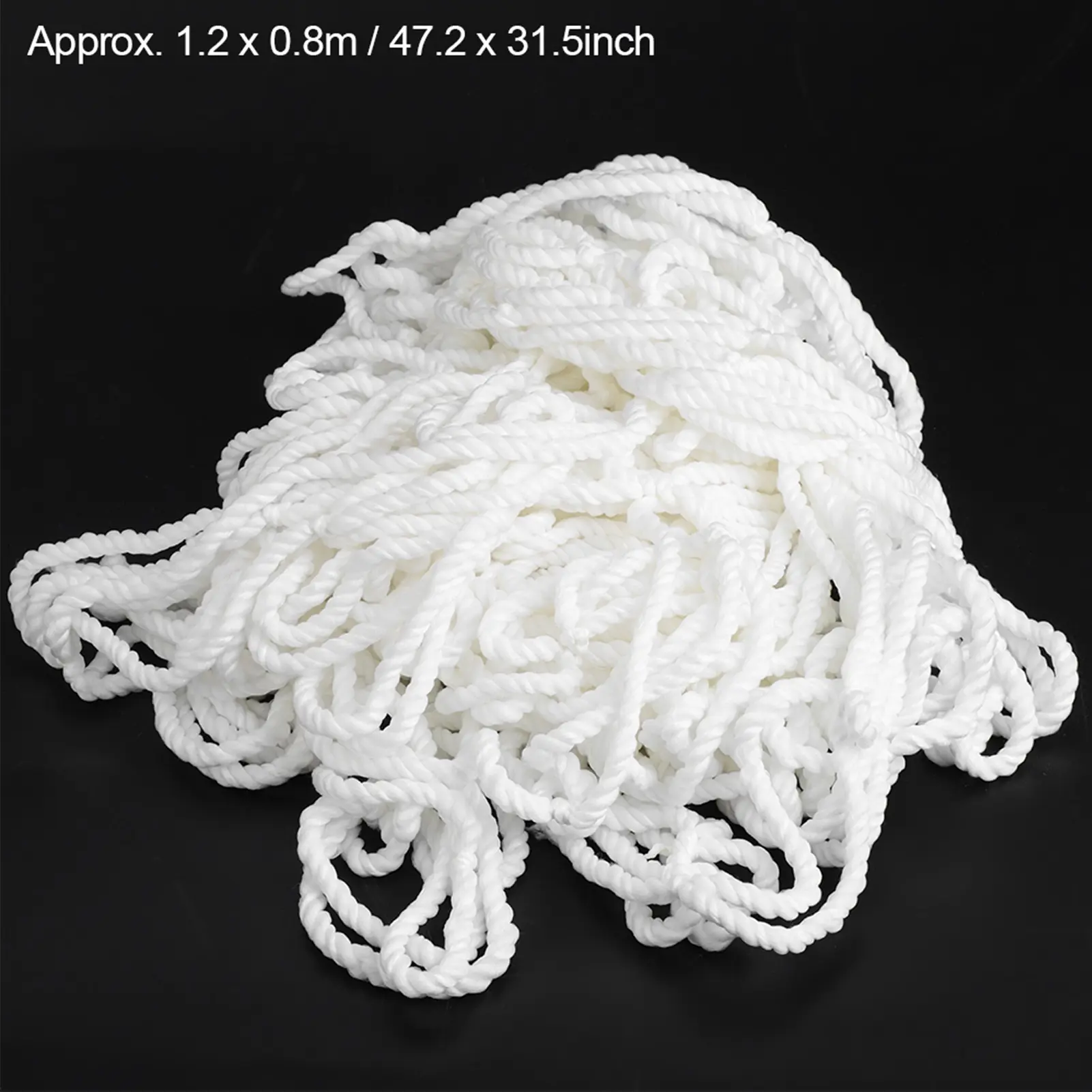 1.2x0.8m Football Soccer Goal Net Lightweight Polypropylene Fiber Sports Match Training Tools