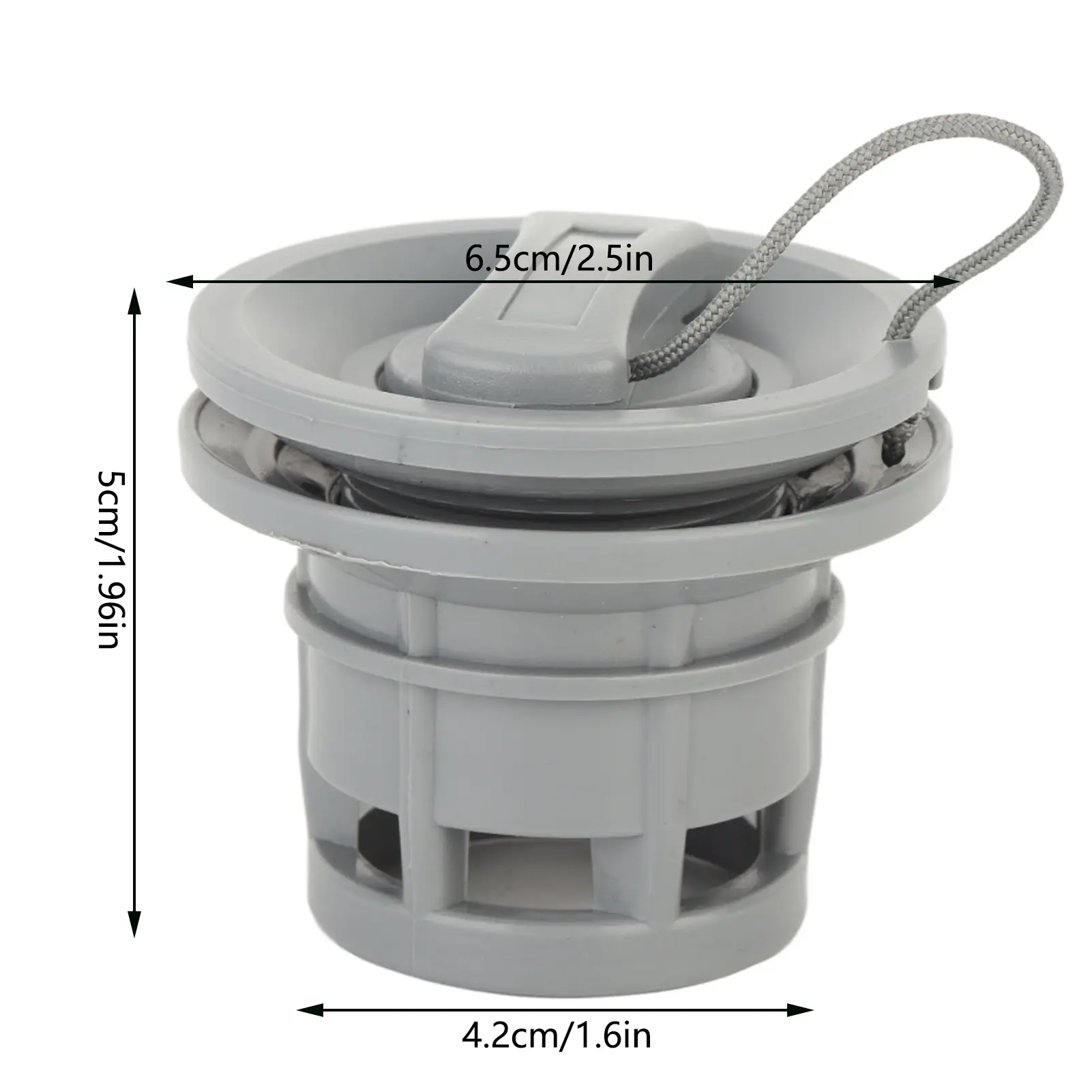 Boat Air Valve PVC 8 Hole Air Gas Valve Cap Replacement for Inflatable Boat Dinghy Kayak Canoe