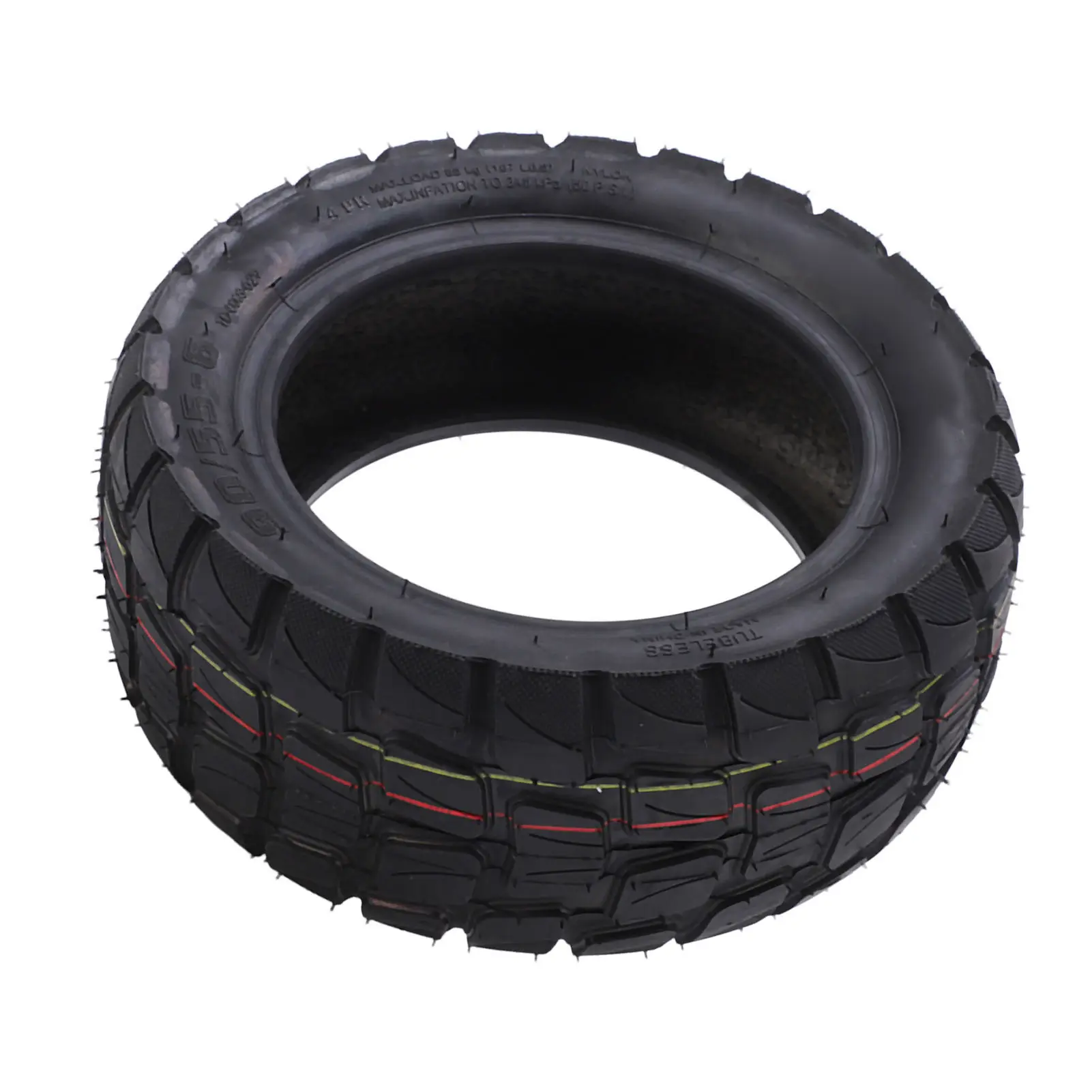 90/55 6 Electric Scooter Tubeless Tire Rubber Slip Resistance Electric Scooter Off Road Rubber Tire Replacement