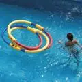 Swimming Noodle Connector Excellent Buoyancy Swimming Pole Connector 2 Cross Holes 30cm Length for Lake for 6.5cm Diameter Rod