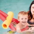 Swimming Noodle Connector Excellent Buoyancy Swimming Pole Connector 2 Cross Holes 30cm Length for Lake for 6.5cm Diameter Rod