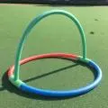 Swimming Noodle Connector Excellent Buoyancy Swimming Pole Connector 2 Cross Holes 30cm Length for Lake for 6.5cm Diameter Rod