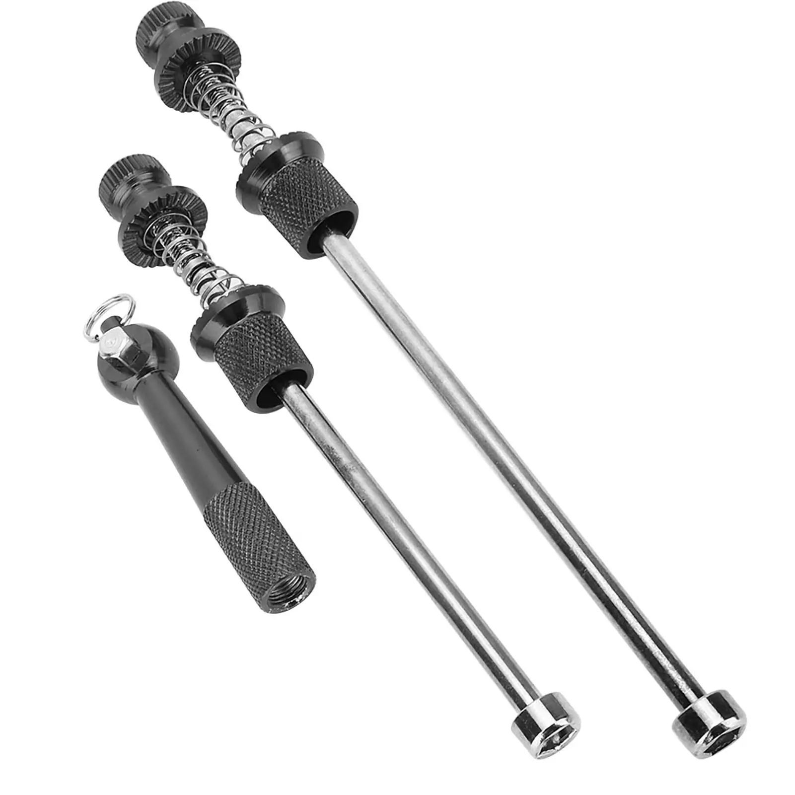Aluminum Alloy Road Bike Anti Theft Quick Release Skewers Wheels Locking Security for Road Bike Mountain Bike Folding Bike