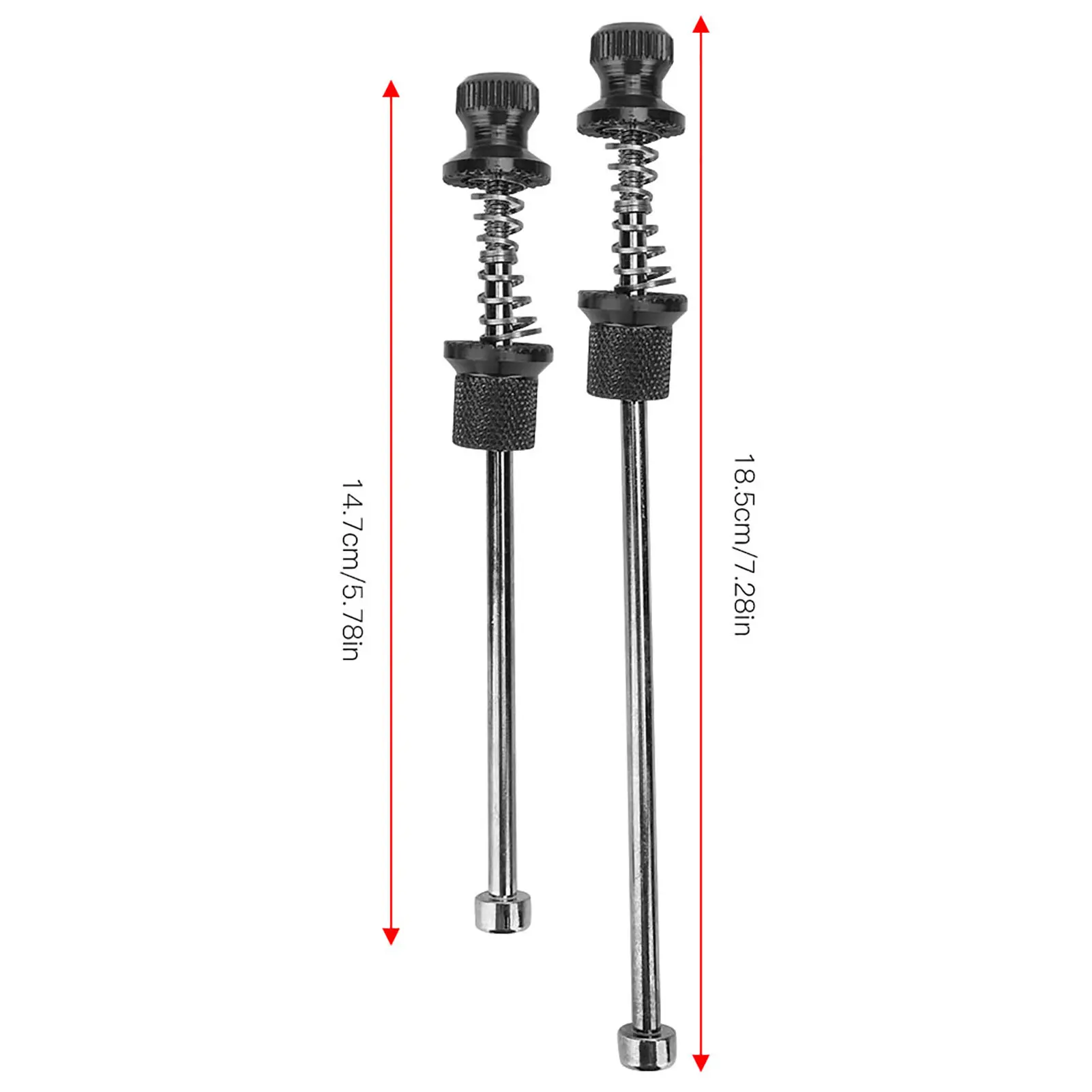 Aluminum Alloy Road Bike Anti Theft Quick Release Skewers Wheels Locking Security for Road Bike Mountain Bike Folding Bike