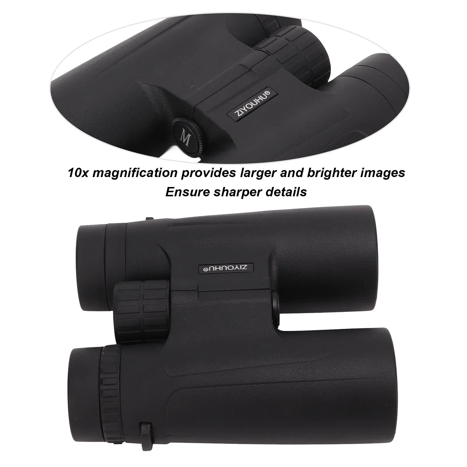 10x42 Binocular HD Waterproof Fogproof Large Eyepiece Handheld Compact Binoculars for Bird Watching Travel Binocular for Hunting
