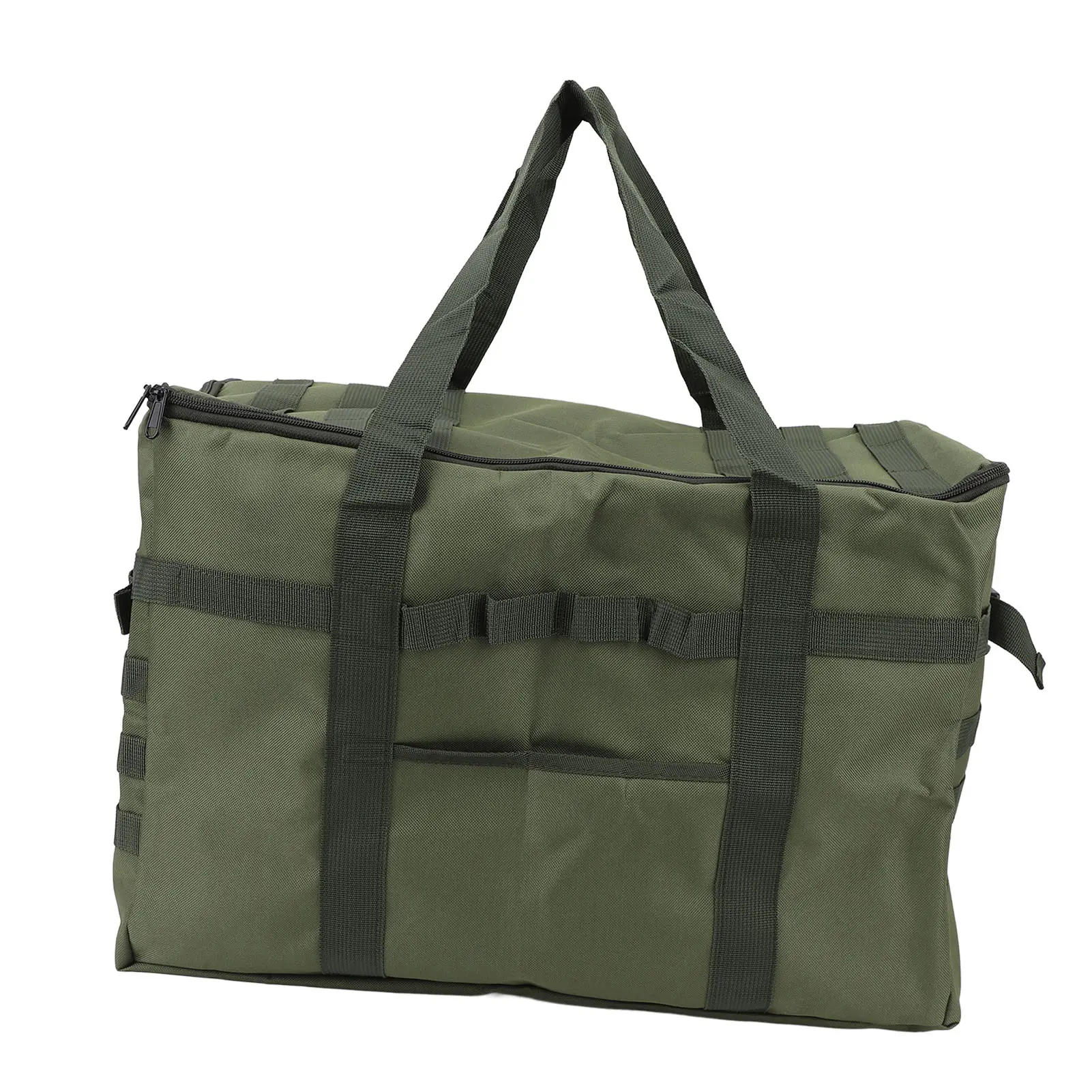 53L Camping Storage Carrying Bag Large Capacity Thickened Oxford Fabric Waterproof PVC Inner Camping Cooking Utensils Organizer