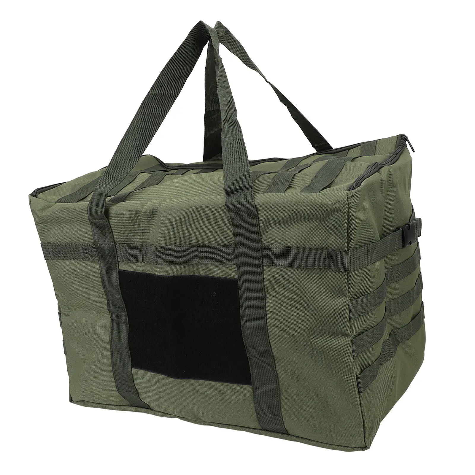 53L Camping Storage Carrying Bag Large Capacity Thickened Oxford Fabric Waterproof PVC Inner Camping Cooking Utensils Organizer