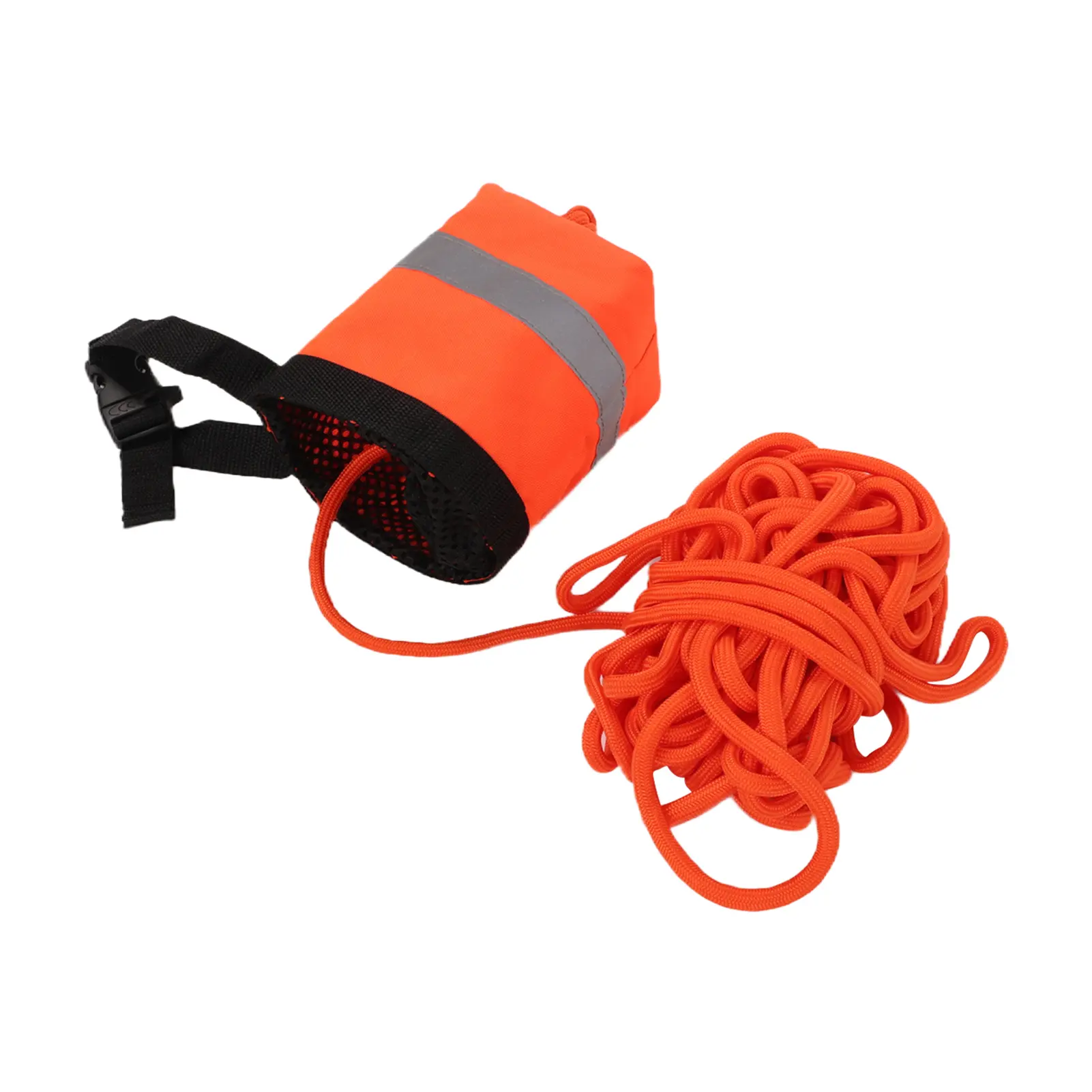 25m 30m Life Saving Reflective Rope Water Floating Bag Saving Equipment for Canoeing Kayaks Water Sports Rescuing