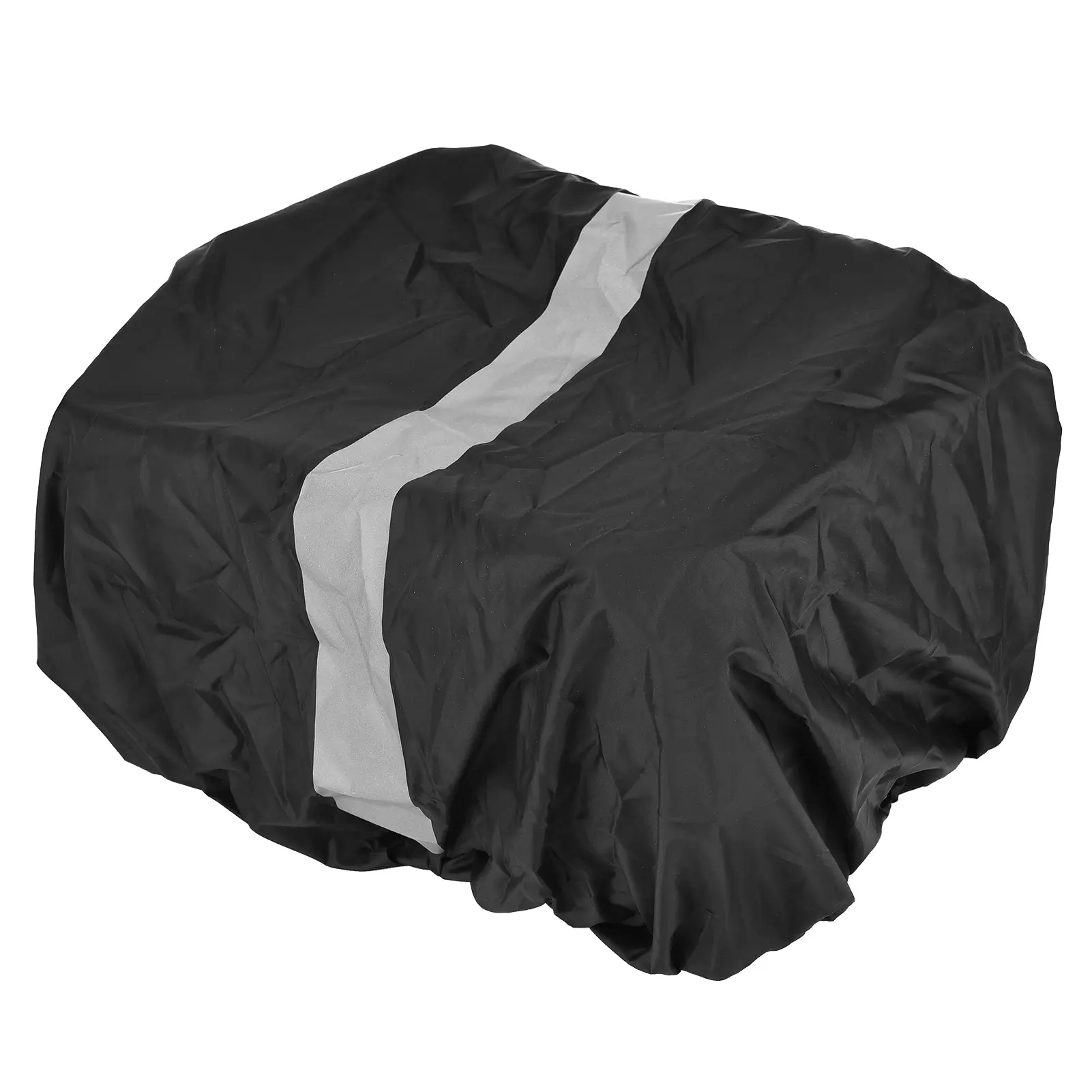 60L Folding Rear Bike Basket with Removable Liner Bag Rain Cover Net Bag Easy Assembly for Carrying Dogs Pets Fruit Grocery