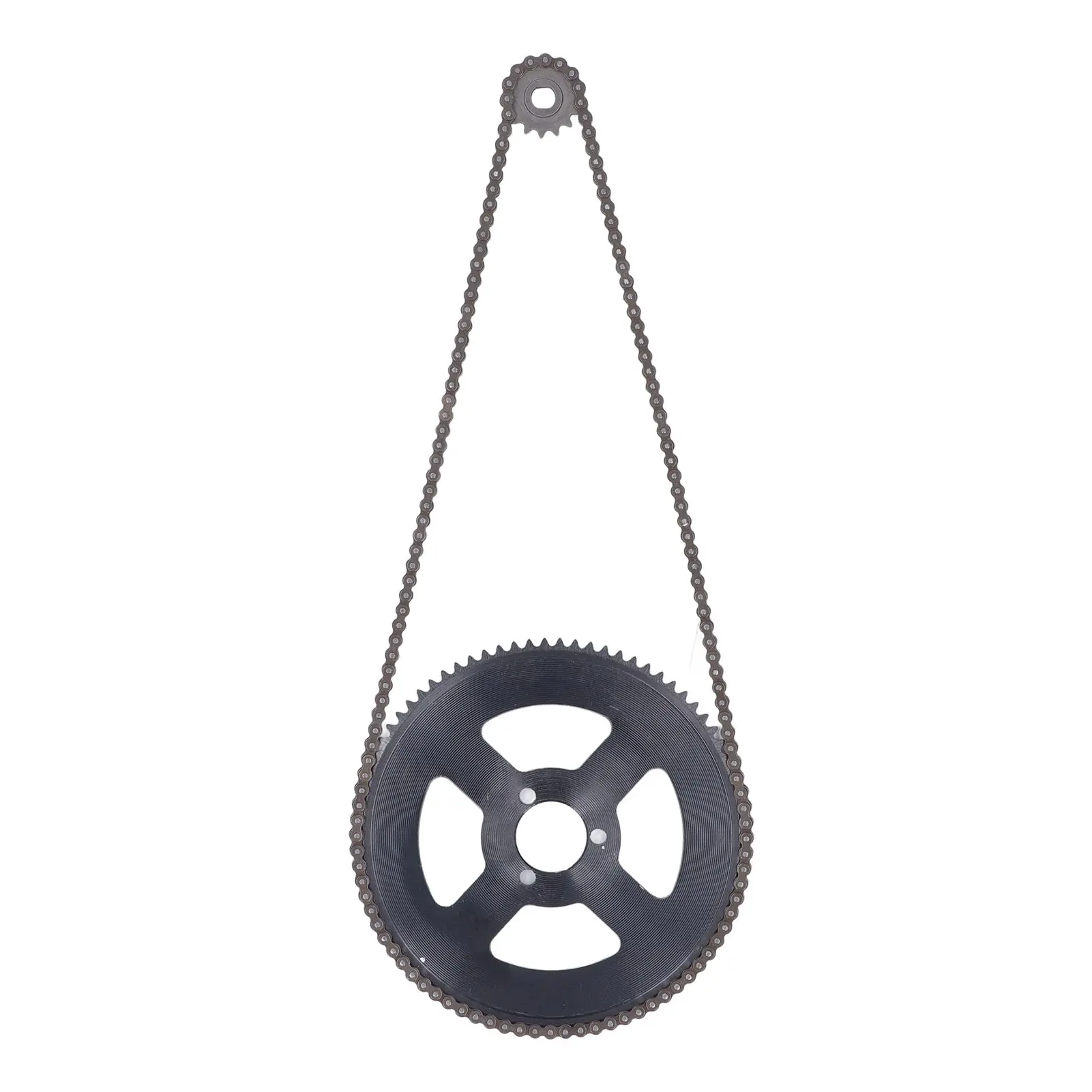 25H Chain Sprocket Set Steel Wear Proof 10mm 15T Front Sprocket 29mm 80T Rear Sprocket 146 Link Drive Chain