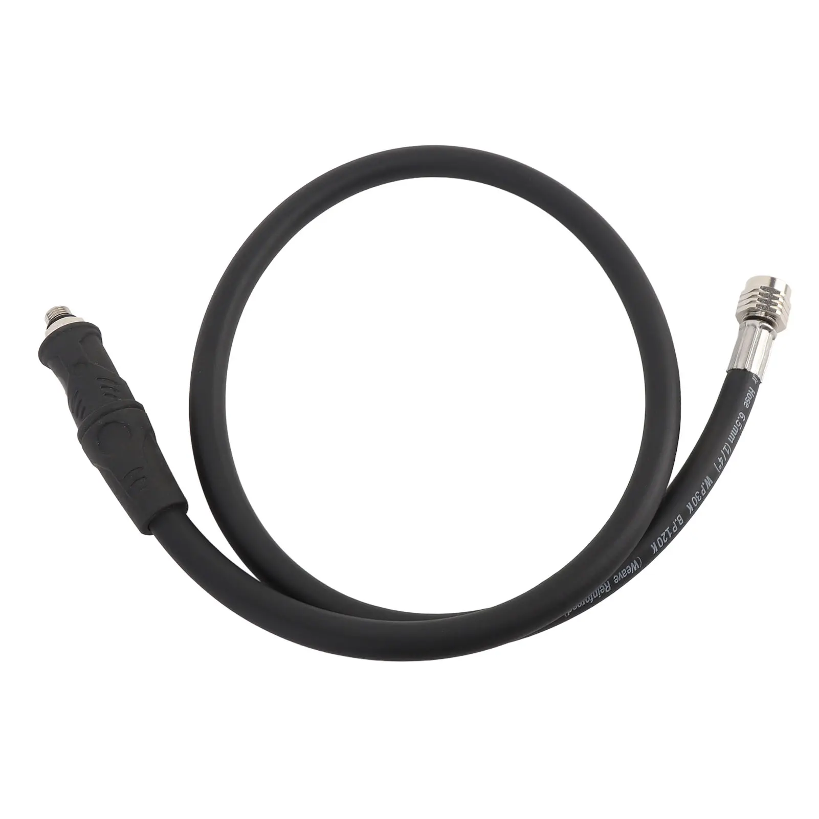 35.4in Diving Medium Pressure Hose PVC Aluminum Alloy Diving Second Stage Regulator Hose Diving Regulator Hose