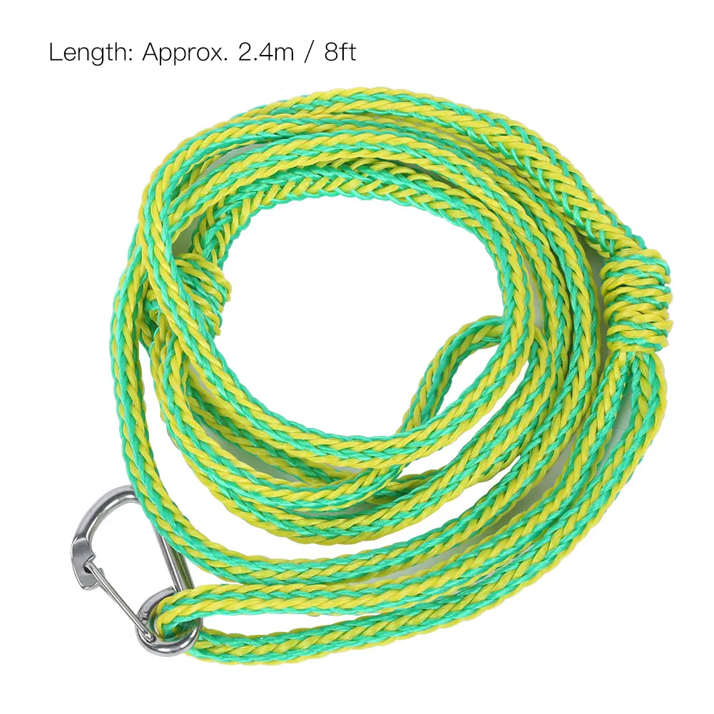 8ft Boat Safety Rope Polyethylene Heavy Duty Dock Mooring Rope Accessories for Yacht Kayak Sail Boat