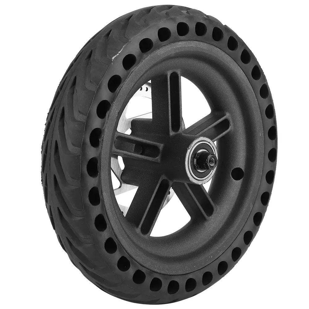 Rear Tire Wheel Hub Tyre Set Rubber Explosion Proof Shock Absorption Replacement Parts for Xiaomi Mijia M365 Electric Scooter